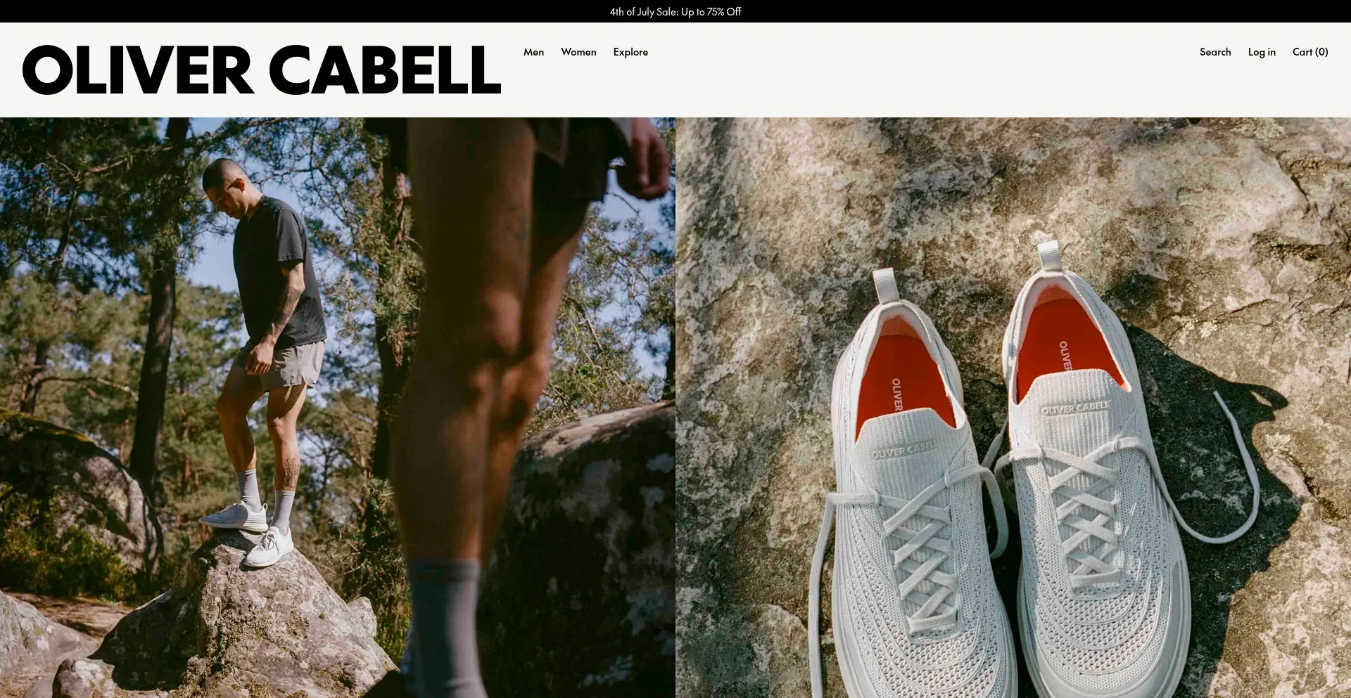 Website screenshot of Olivercabell.com