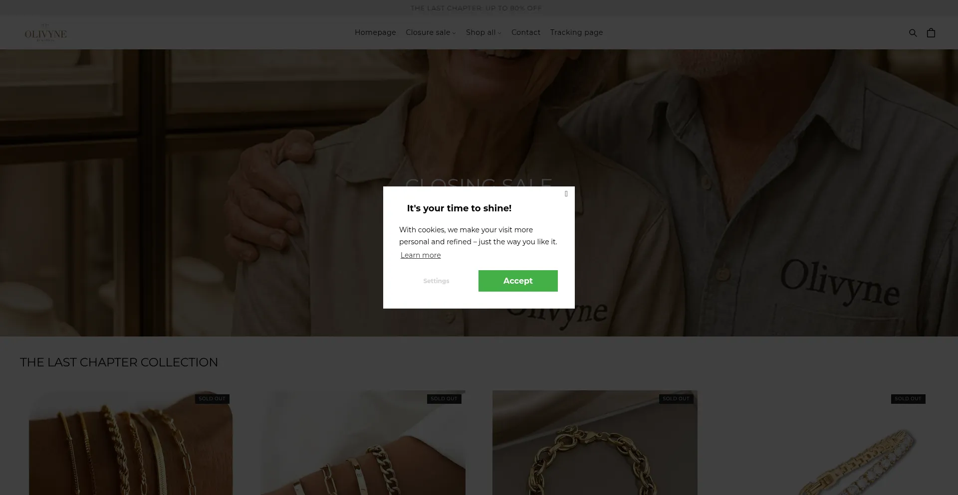 Olivyne-jewels.com Screenshot