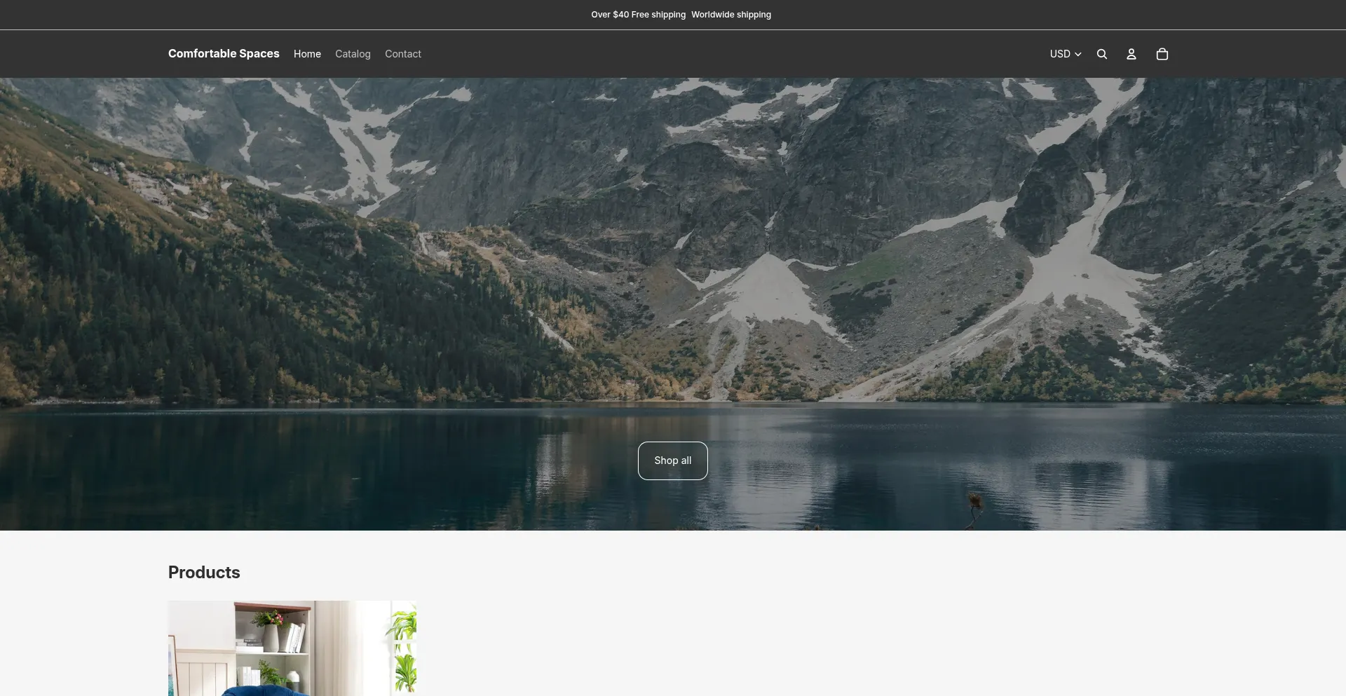 Website screenshot of Olpfzi.shop