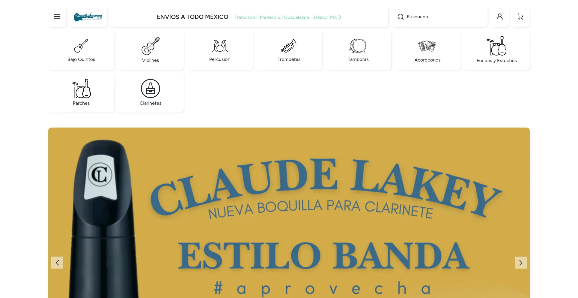 Olveramusic.com.mx Screenshot