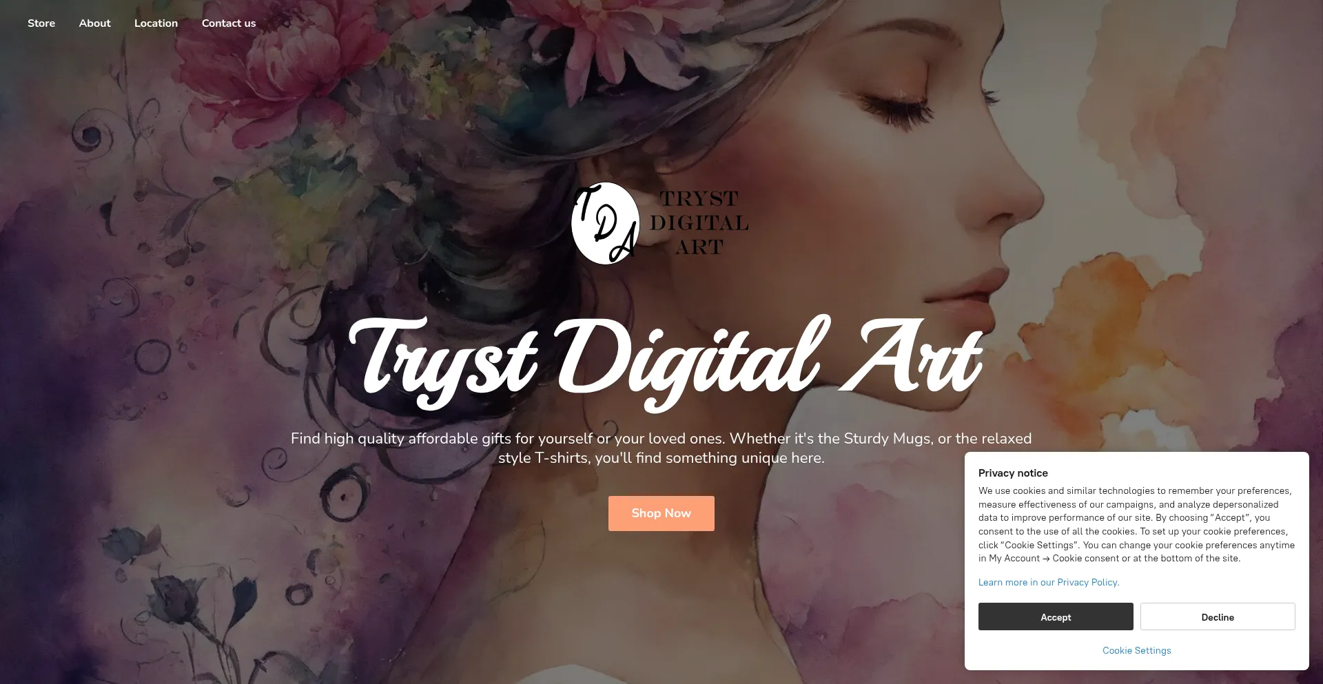 Website screenshot of On-italia.shop