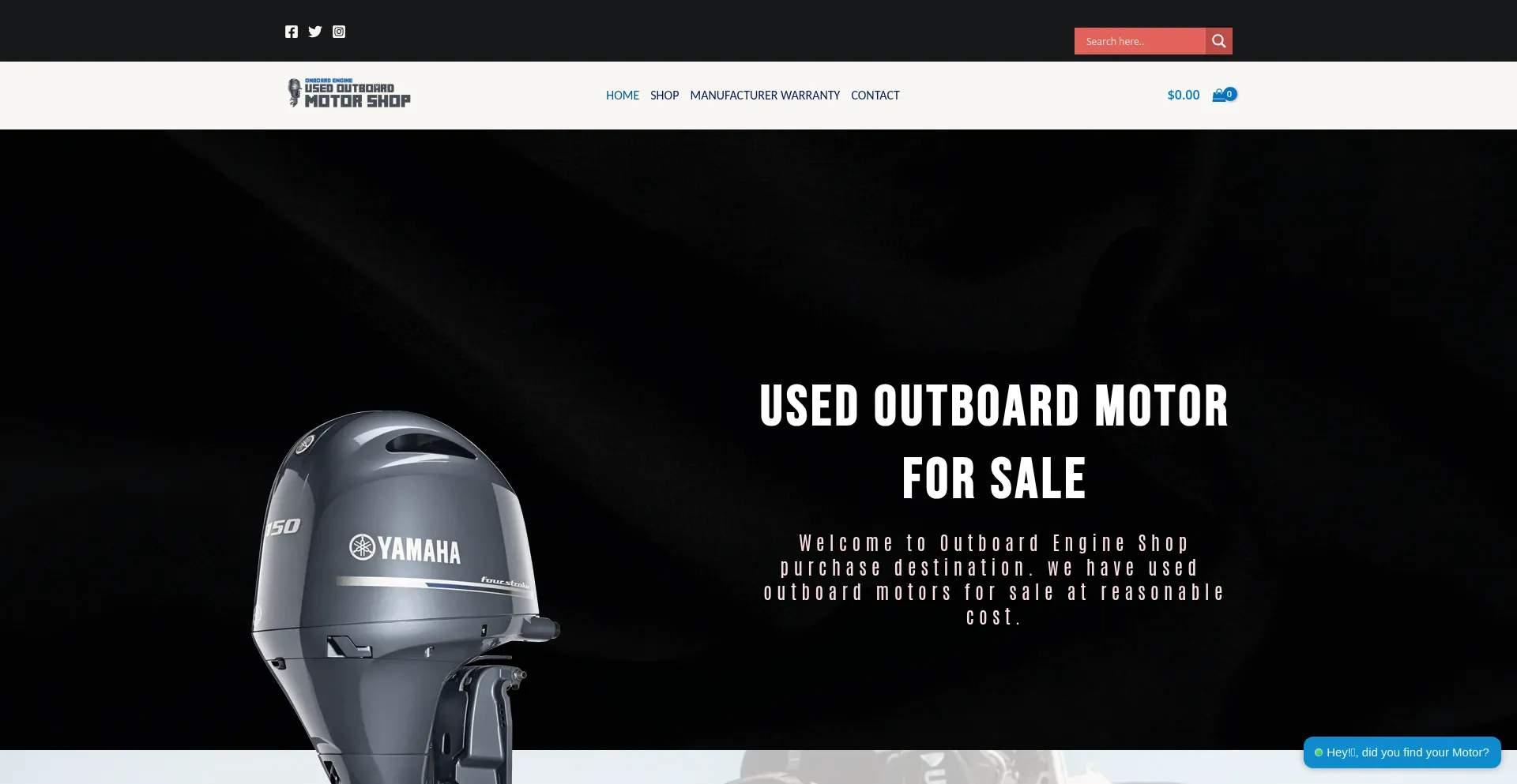 Website screenshot of Onboardengine.shop
