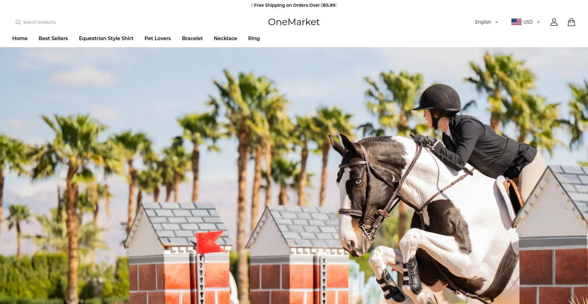 Website screenshot of Onemercato.com