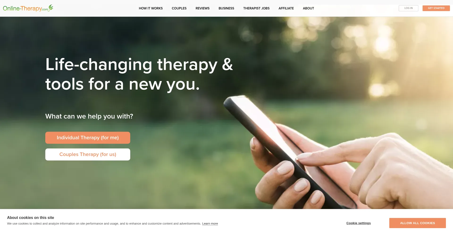 Online-therapy.com Screenshot