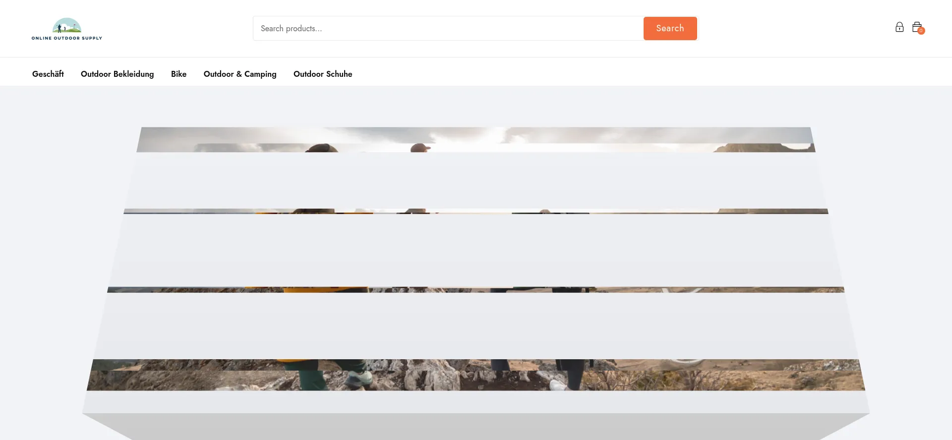 Website screenshot of Onlineoutdoorsupply.com