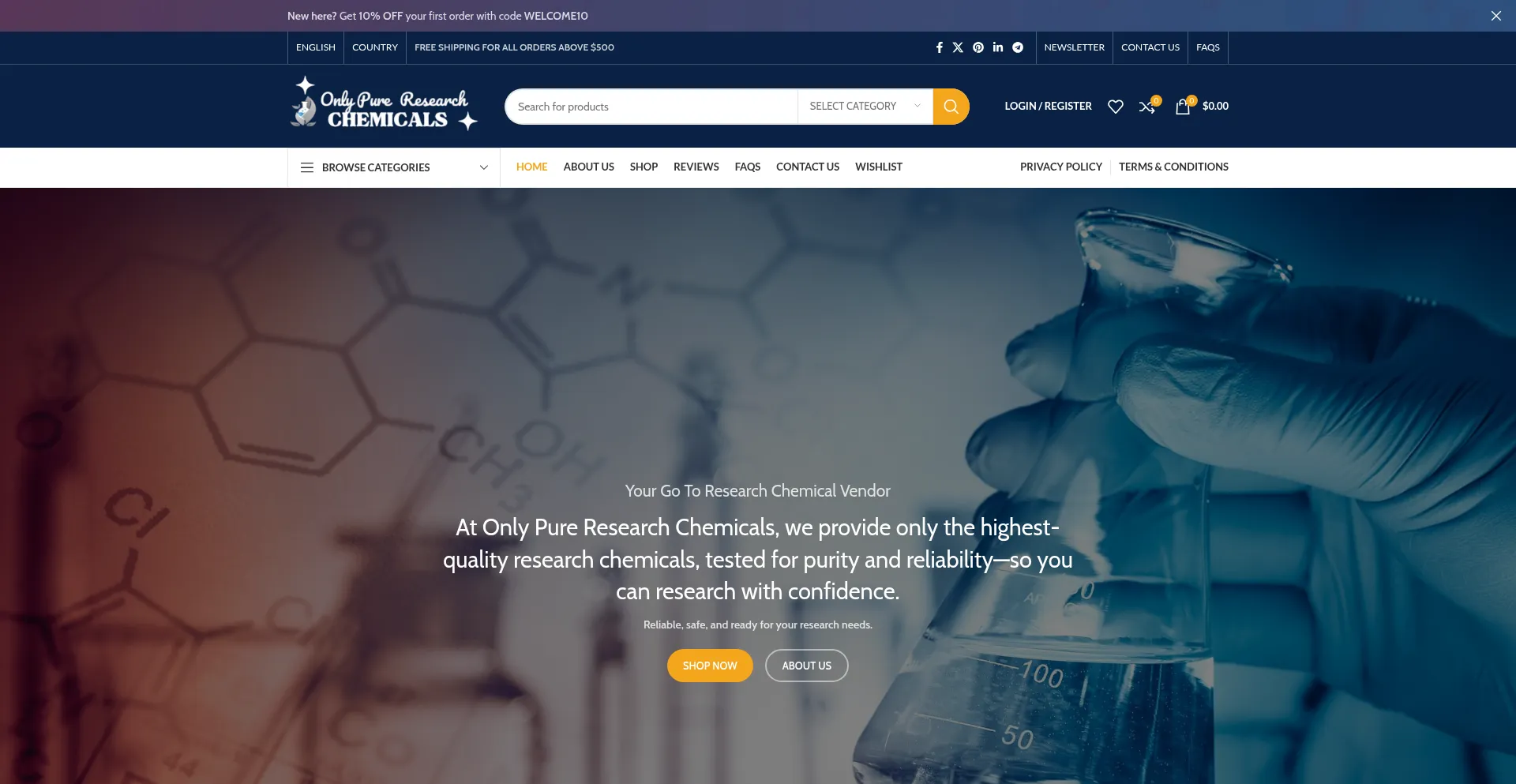Onlypureresearchchemicals.com