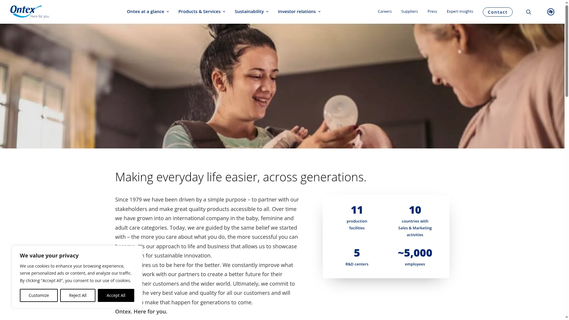 Ontex.com