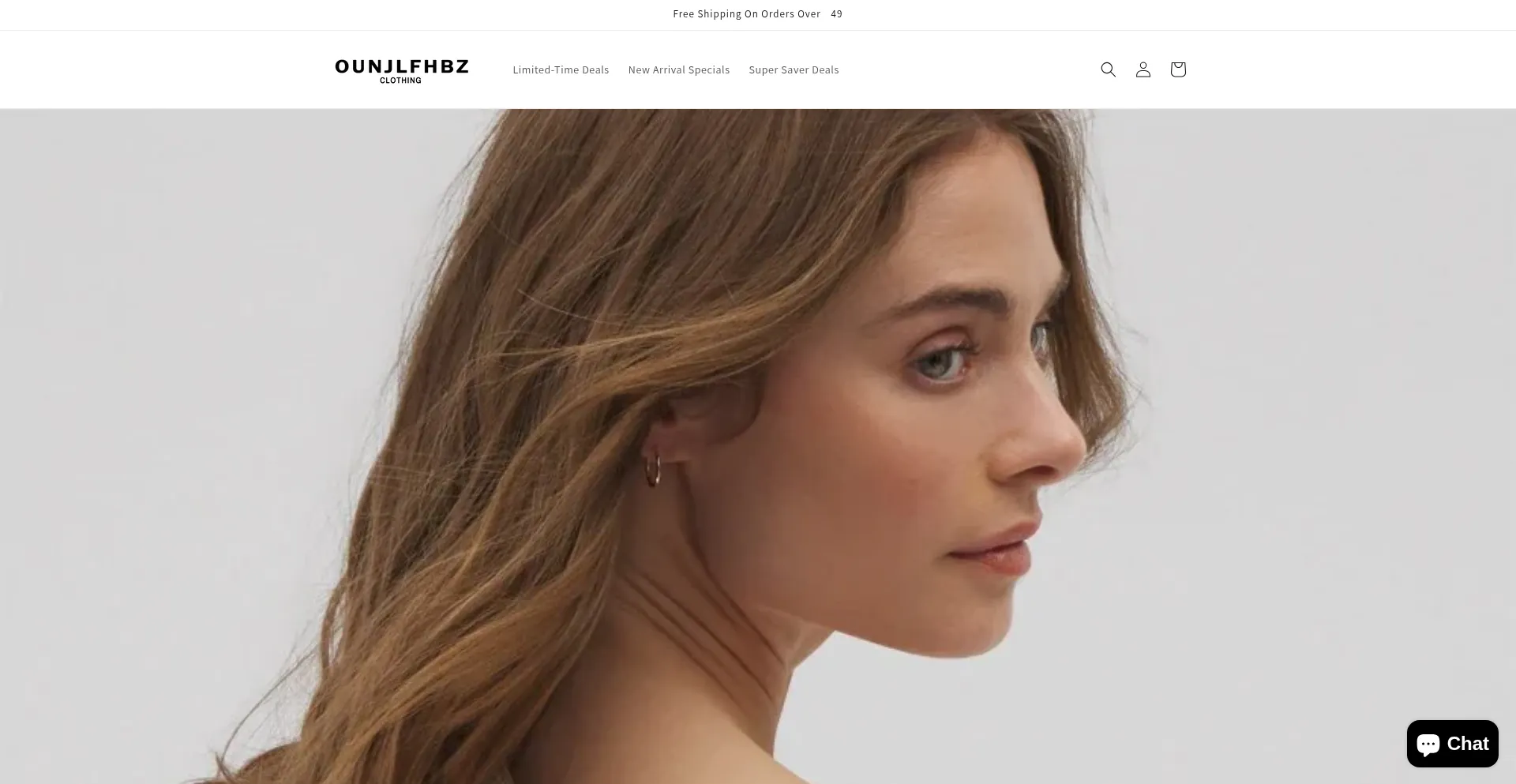 Website screenshot of Onujlfhbz.shop