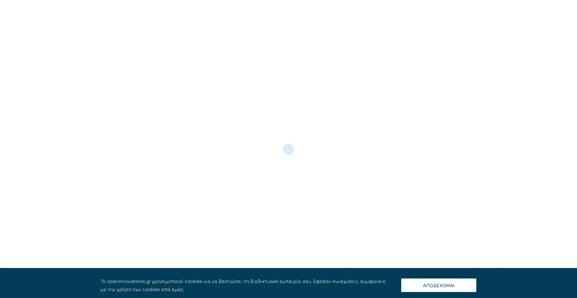 Website screenshot of Openinnovations.gr