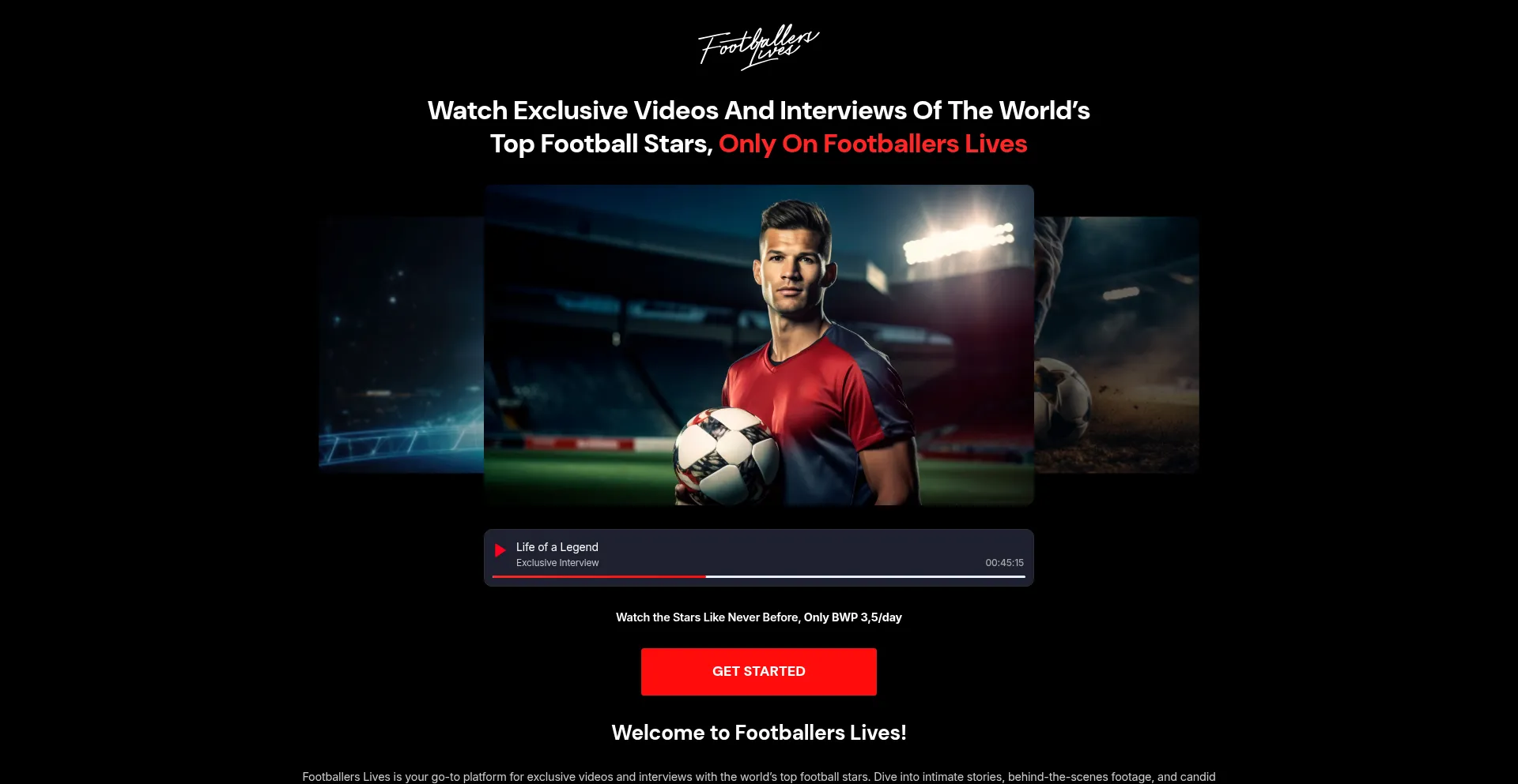 Website screenshot of Orange-fblives.com