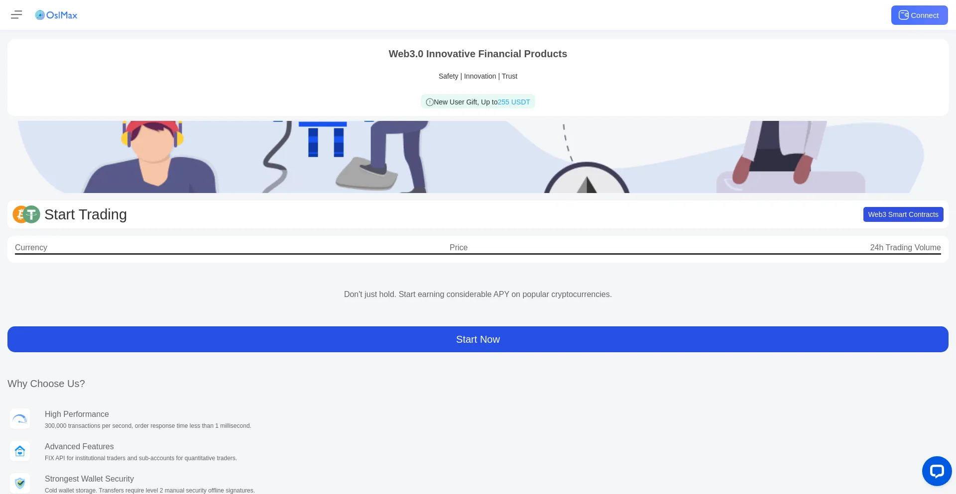Website screenshot of Oslmaxs.com