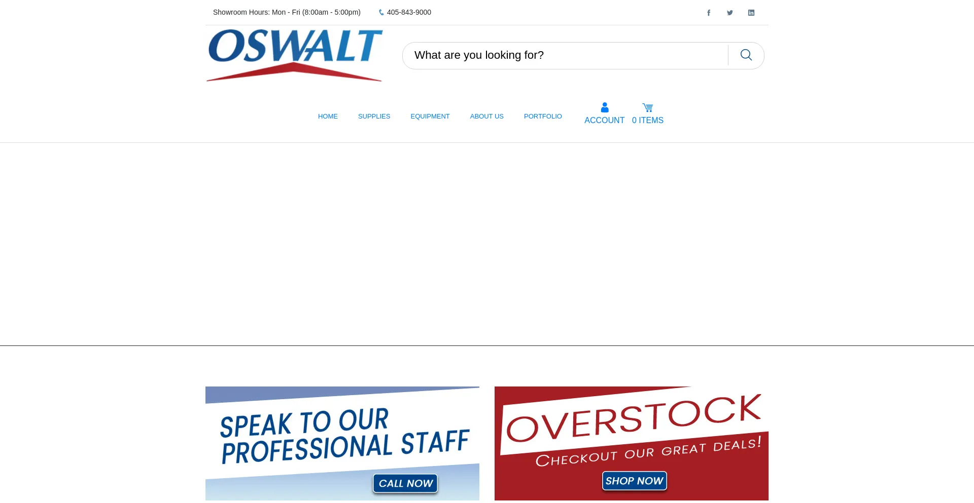 Website screenshot of Oswalt.biz