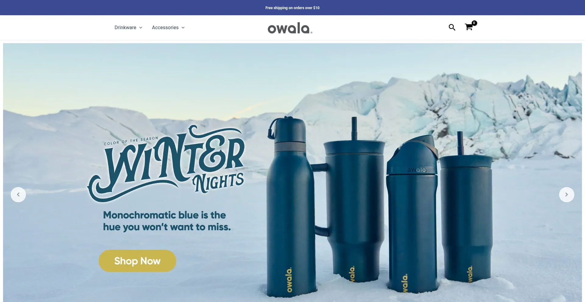 Website screenshot of Owalaflow.com