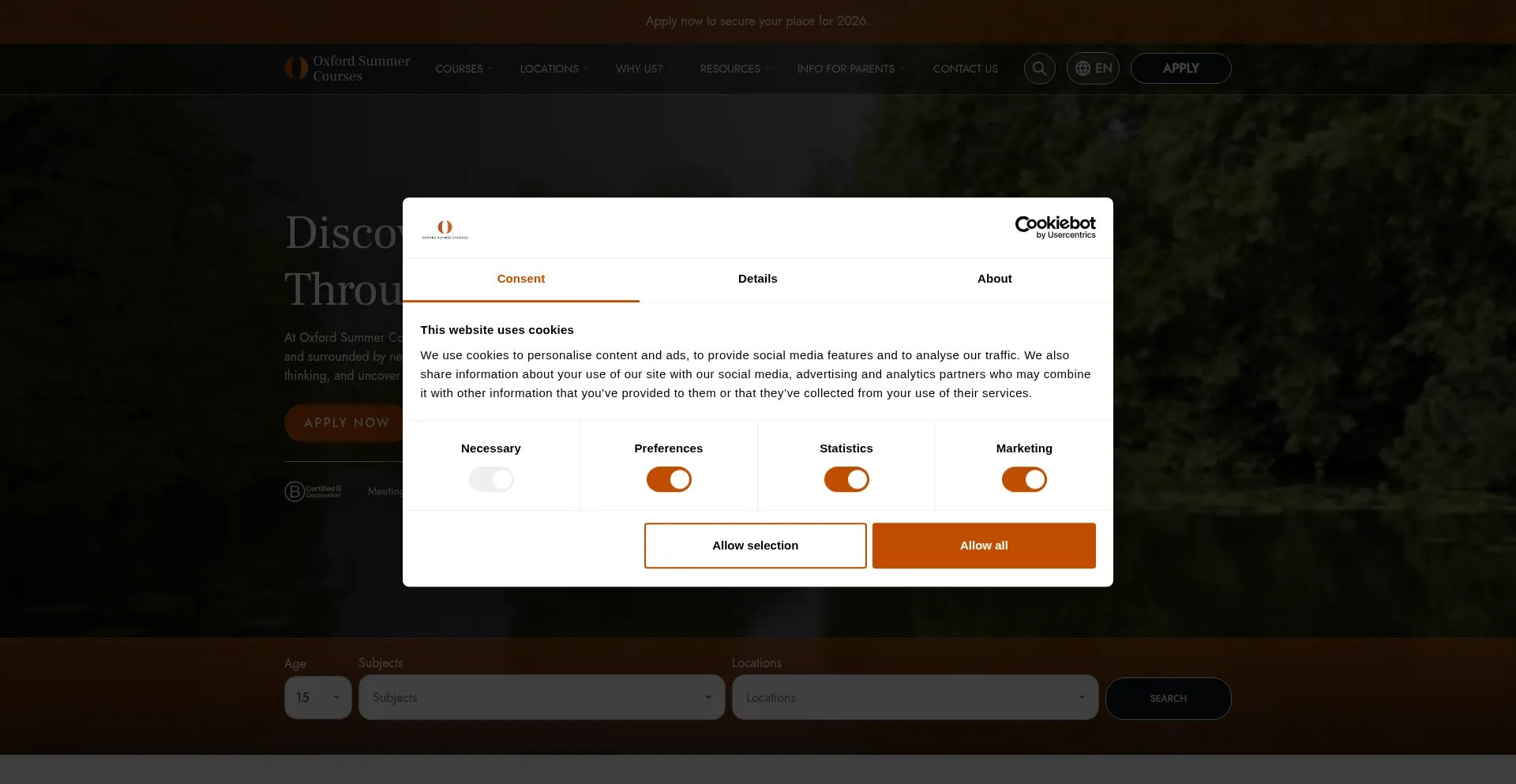 Oxfordsummercourses.com