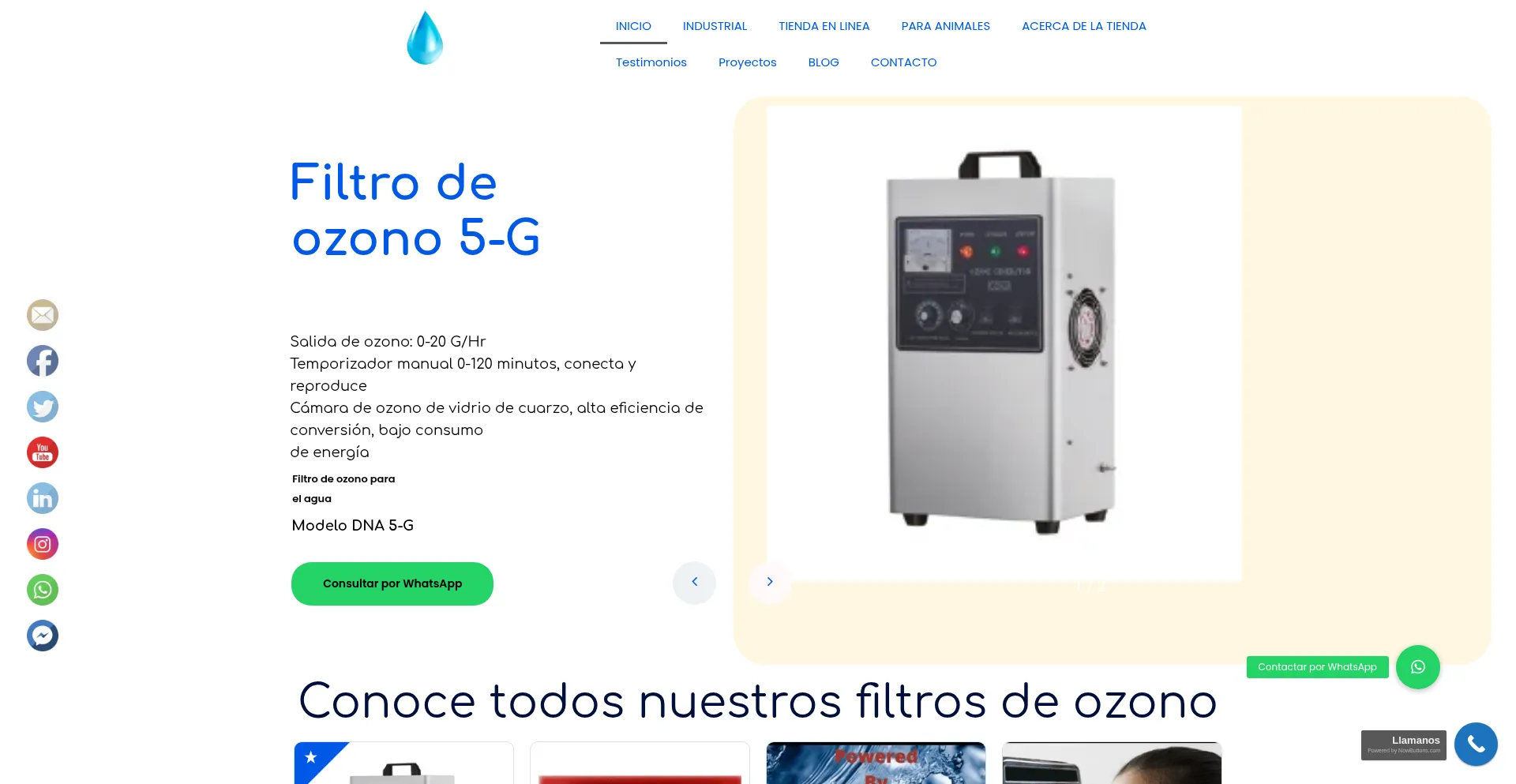 Ozonofiltroscostarica.com