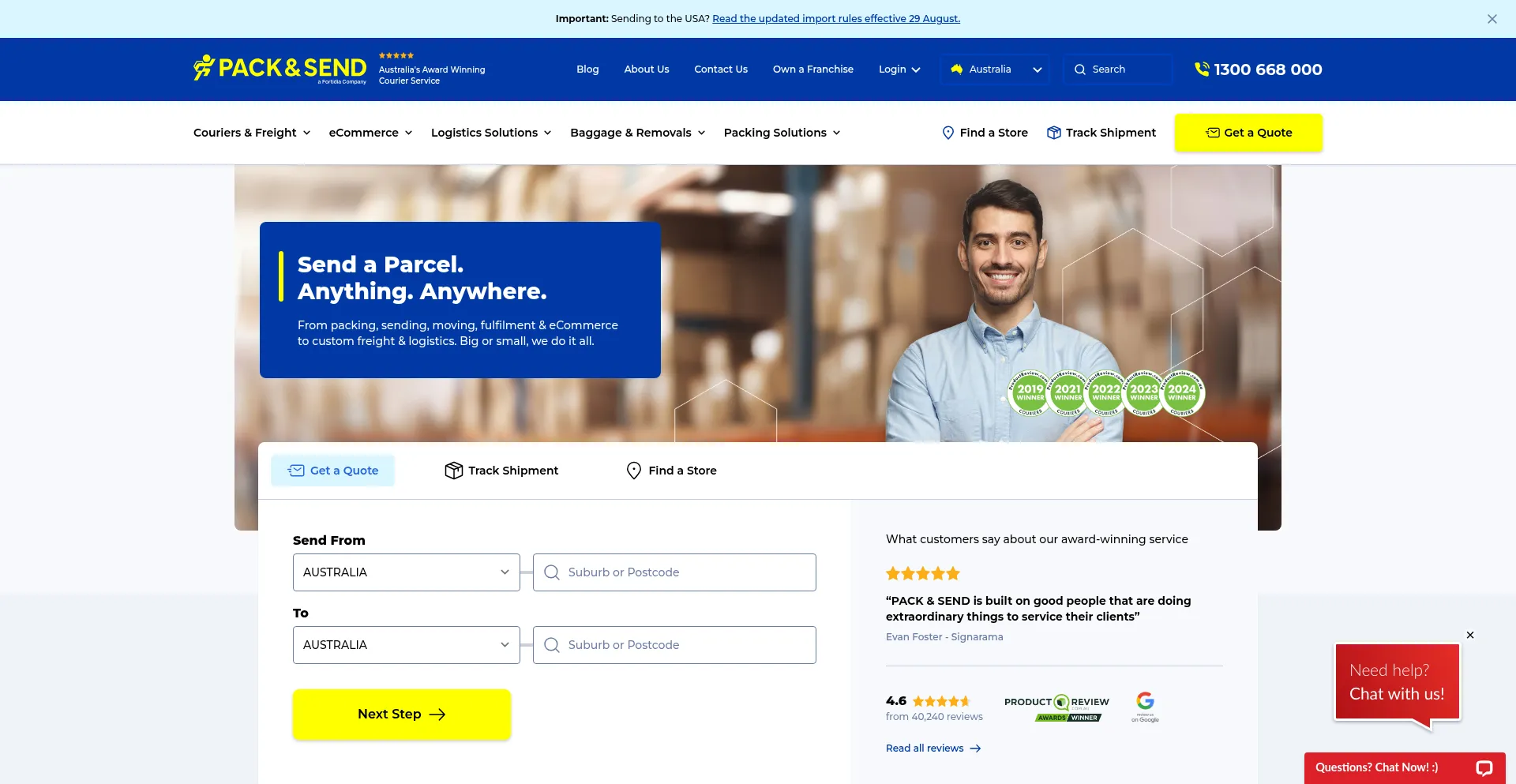 Packsend.com.au est-il Sûr et Fiable ?