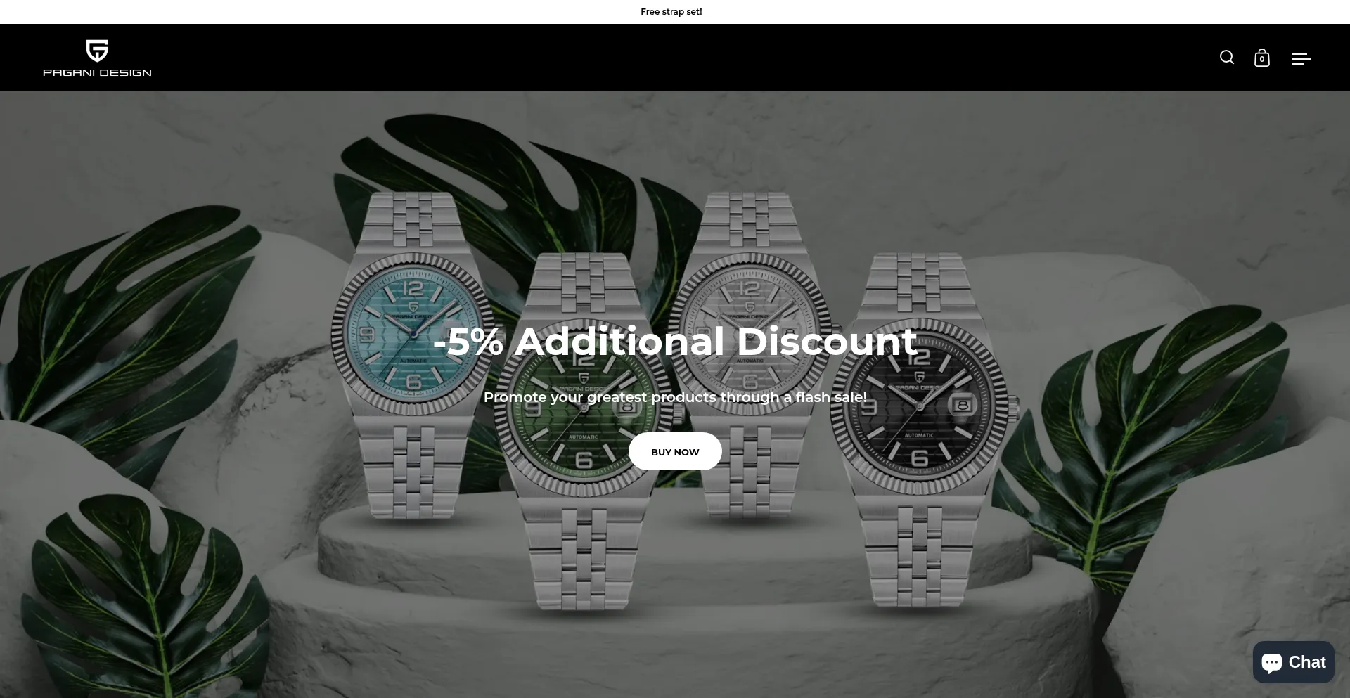 Website screenshot of Paganidesignes.com