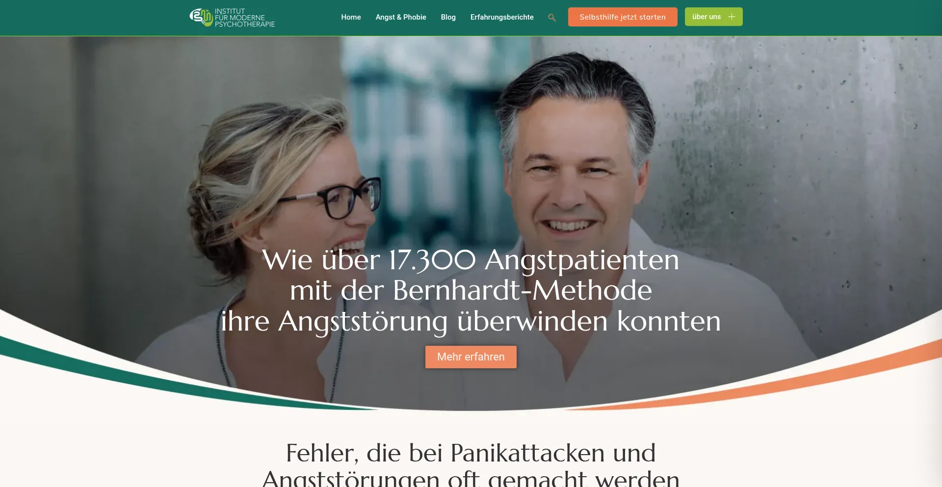 Panikattacken-loswerden.de Screenshot