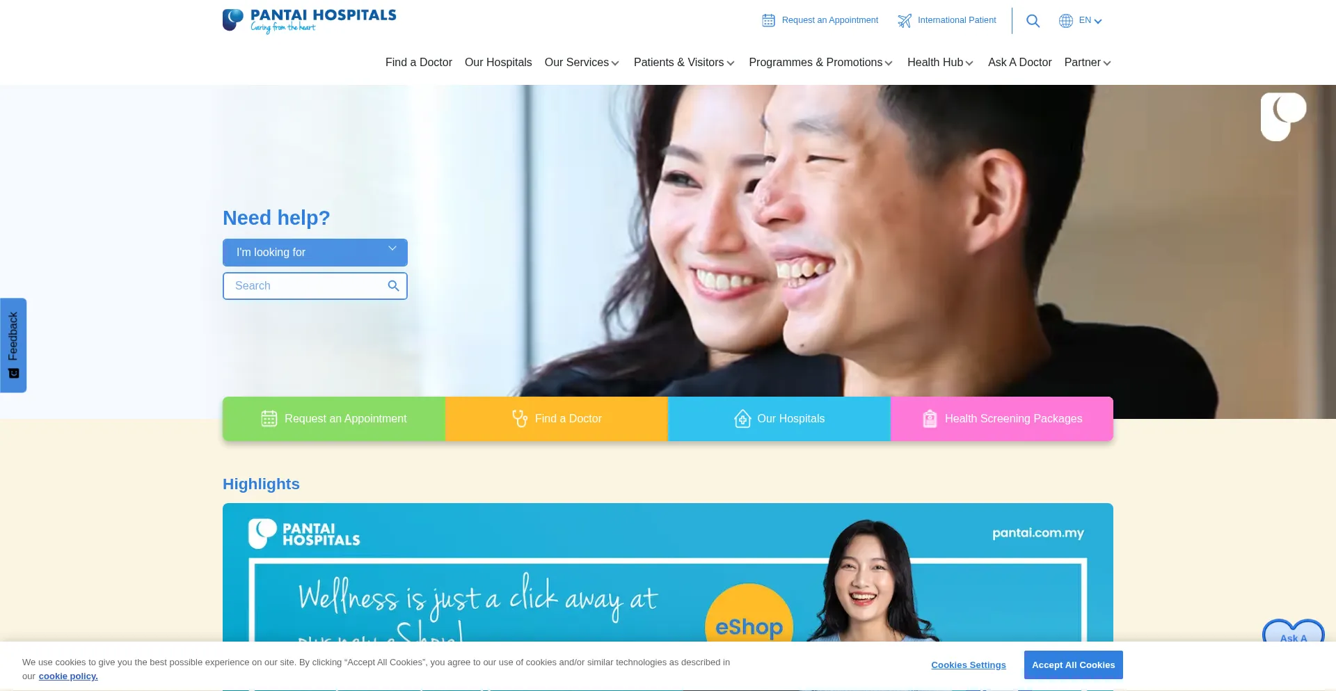 Pantai.com.my Screenshot