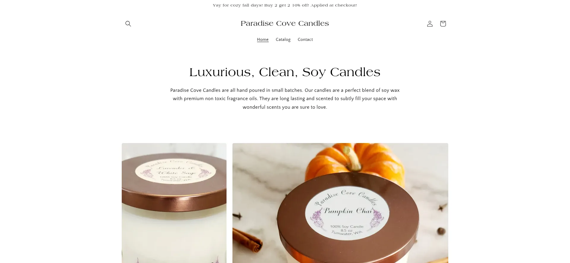 Paradisecovecandles.com