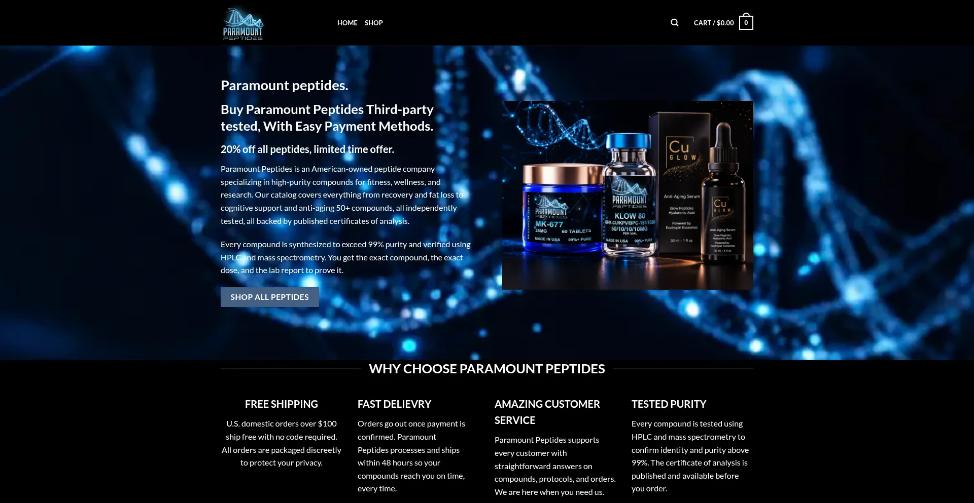Paramountpeptides.co