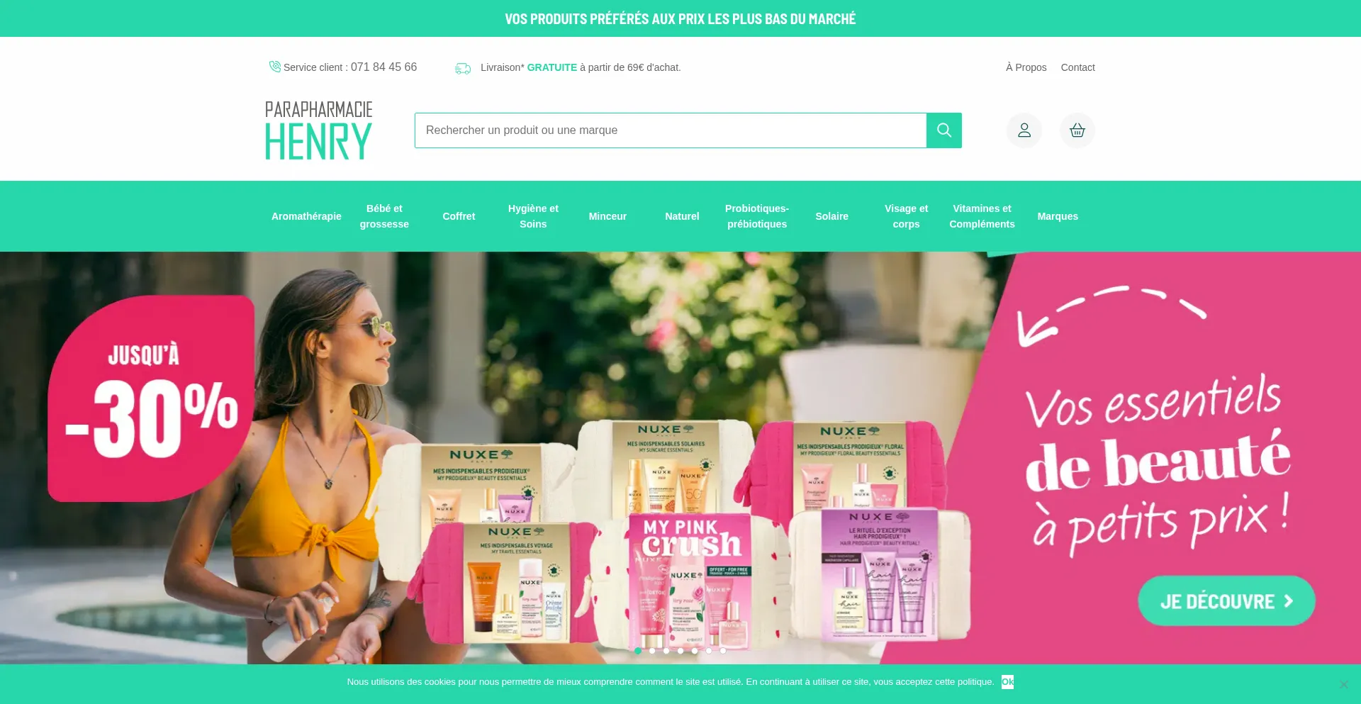 Parapharmaciehenry.be