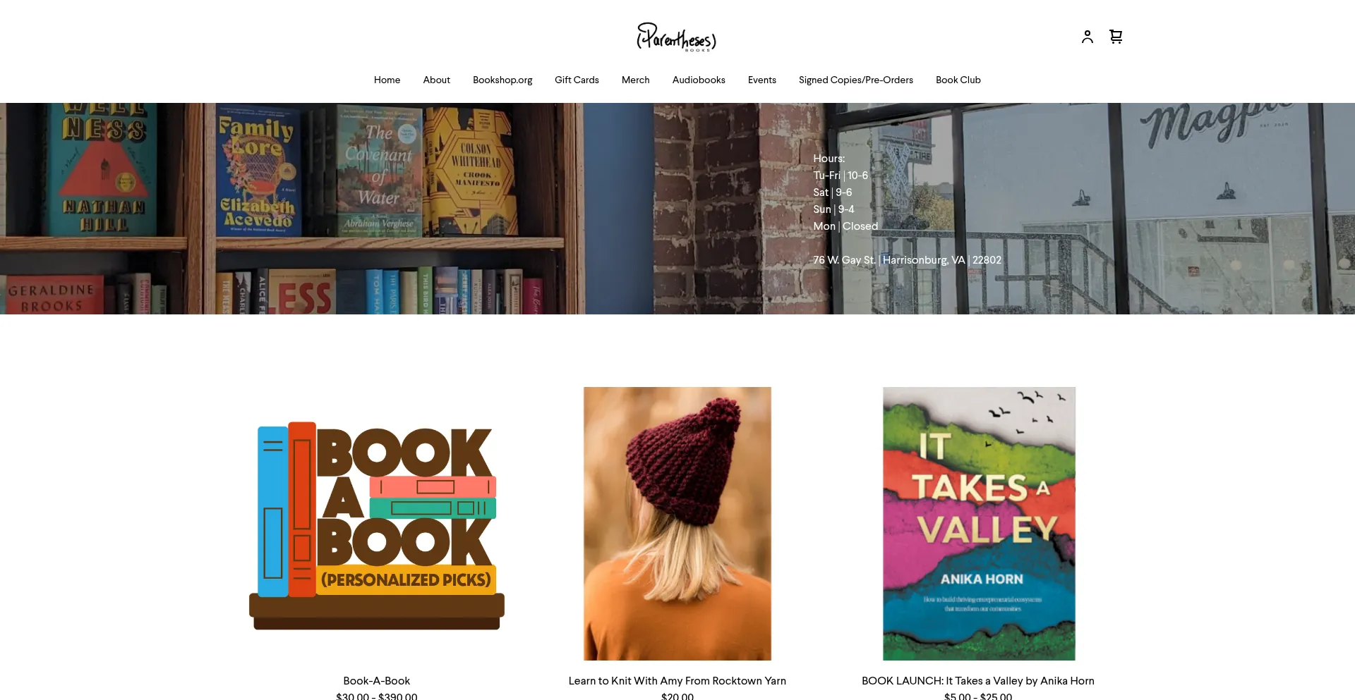 Parenthesesbooks.com