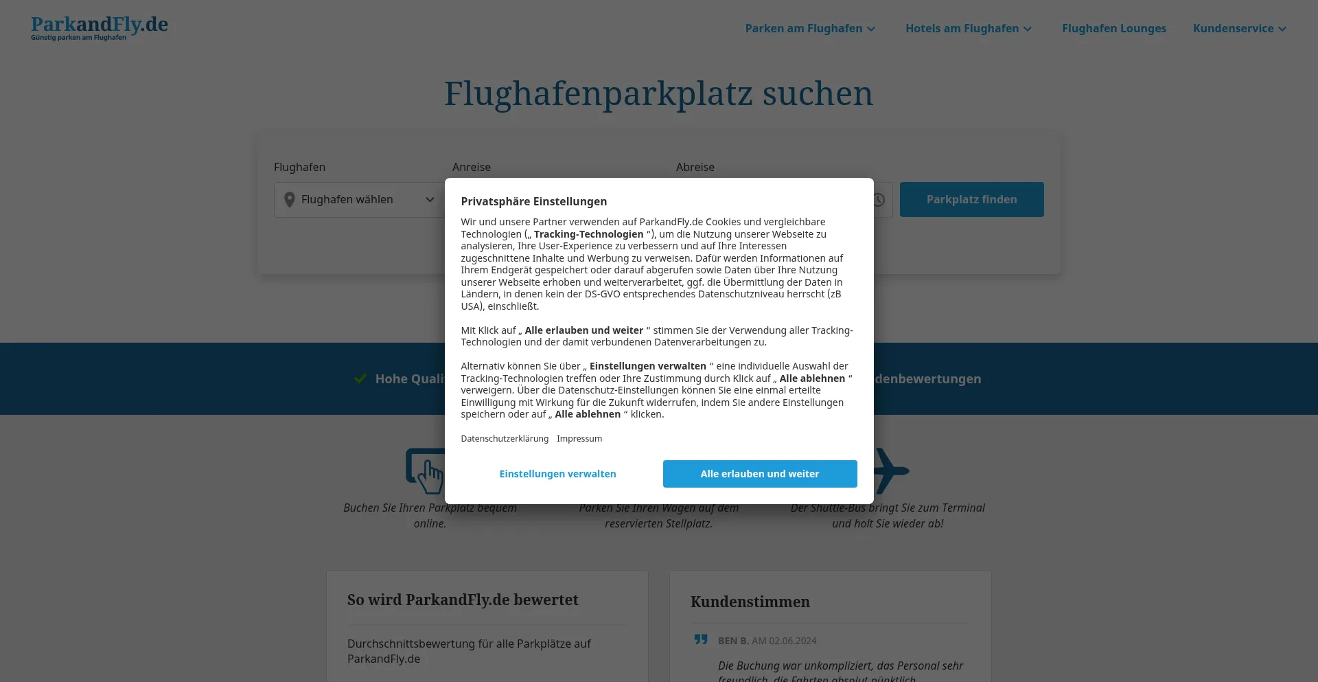 Parkandfly.de est-il Sûr et Fiable ?