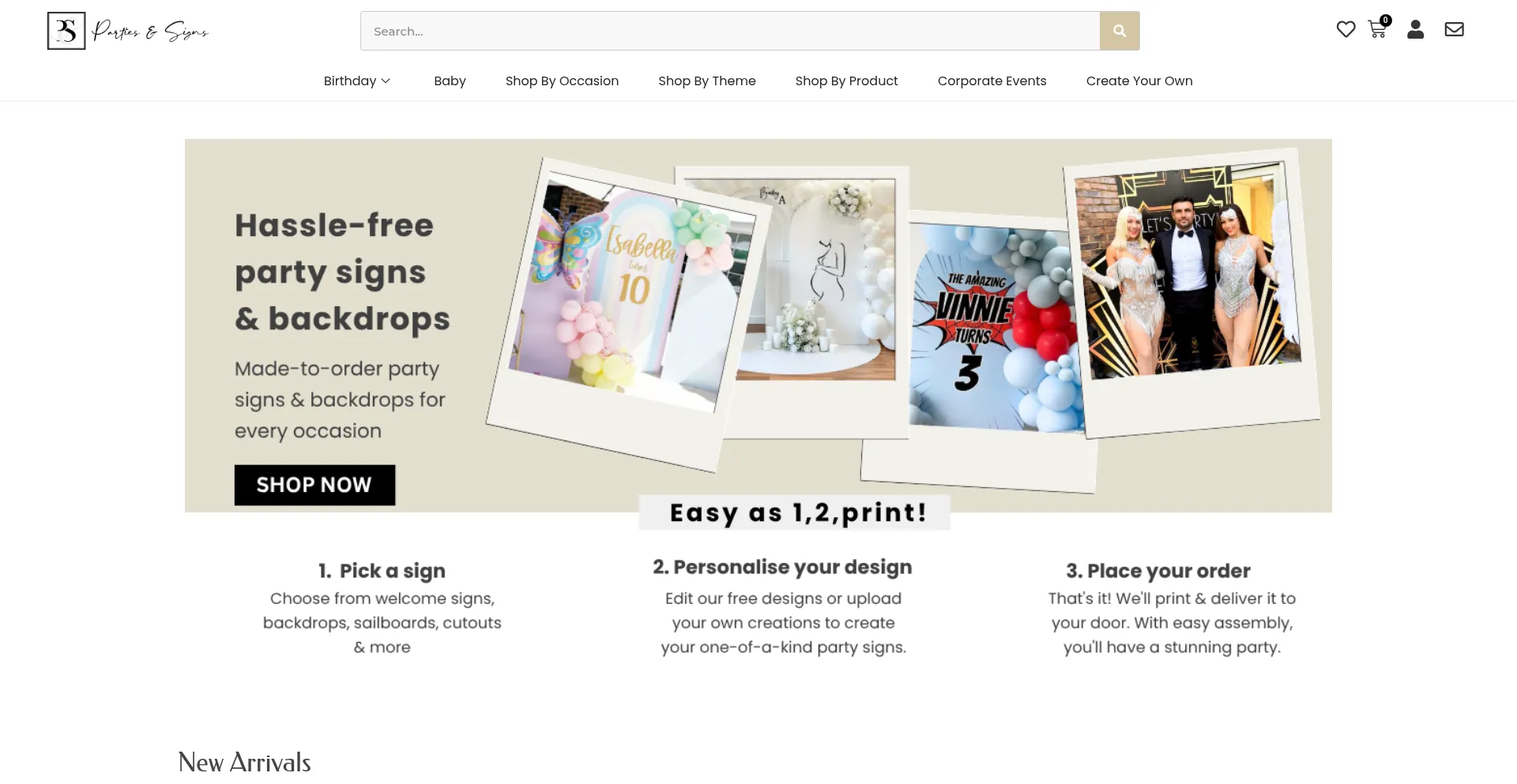 Partiesandsigns.com