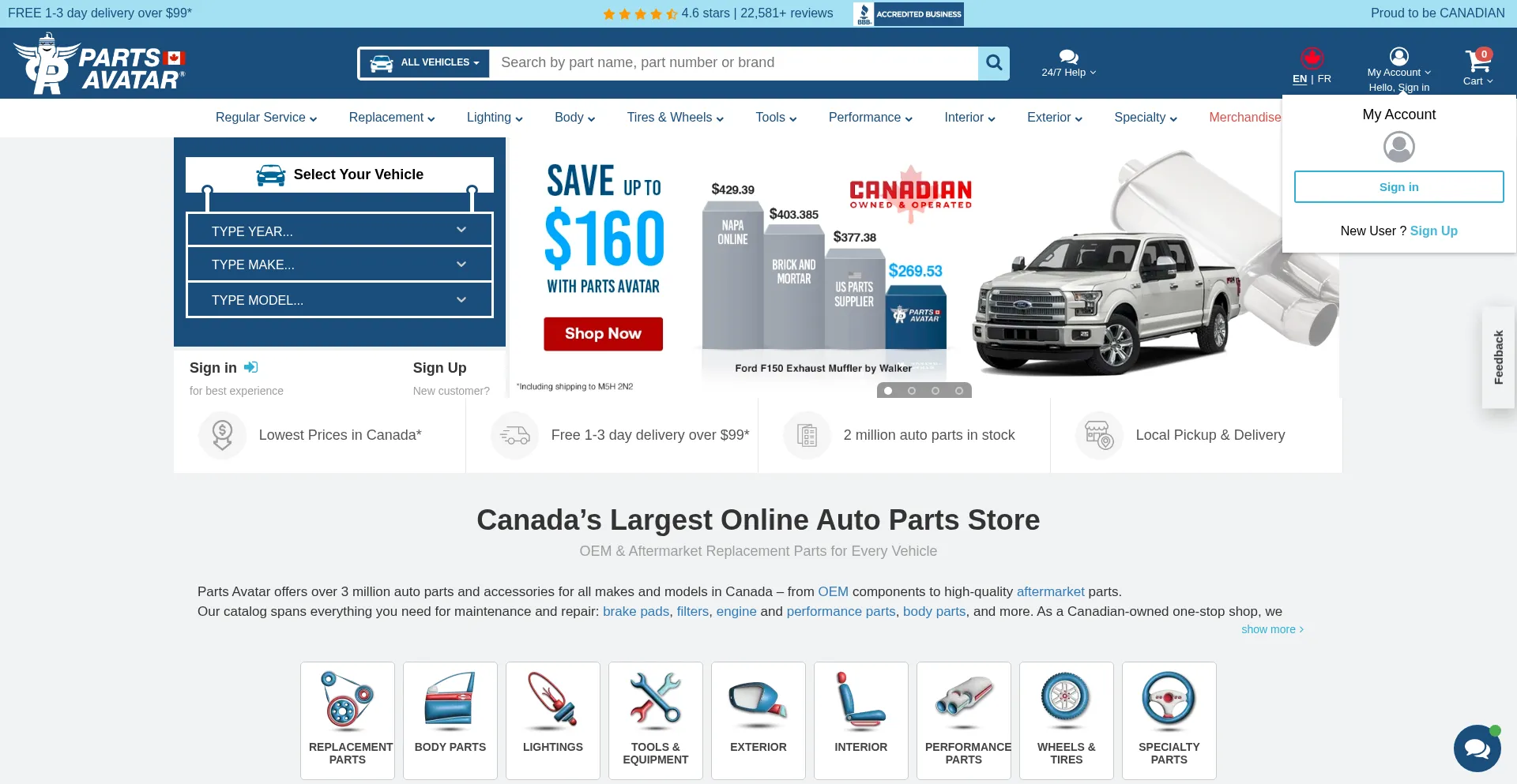 Partsavatar.ca est-il Sûr et Fiable ?