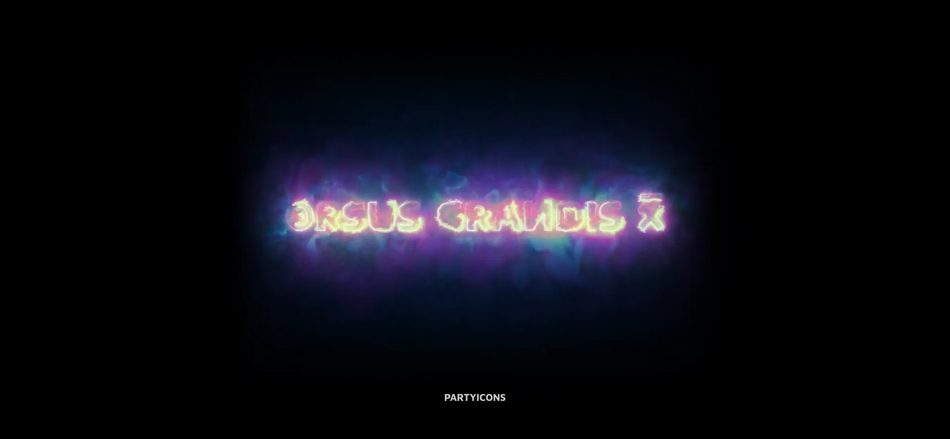 Website screenshot of Partyicons.com