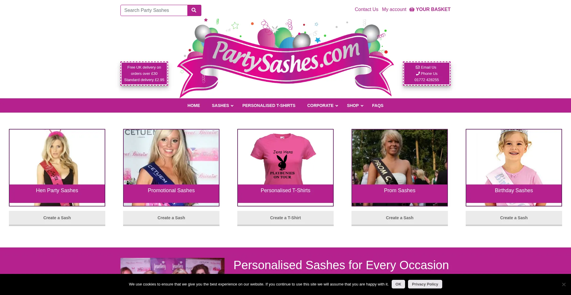 Partysashes.com