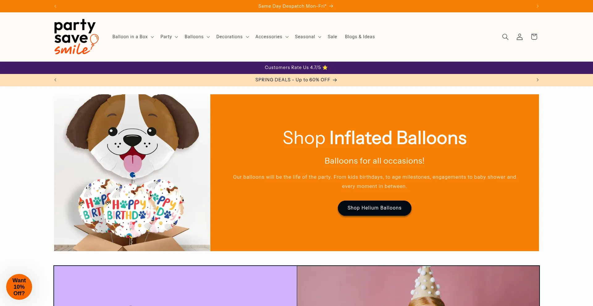 Partysavesmile.co.uk