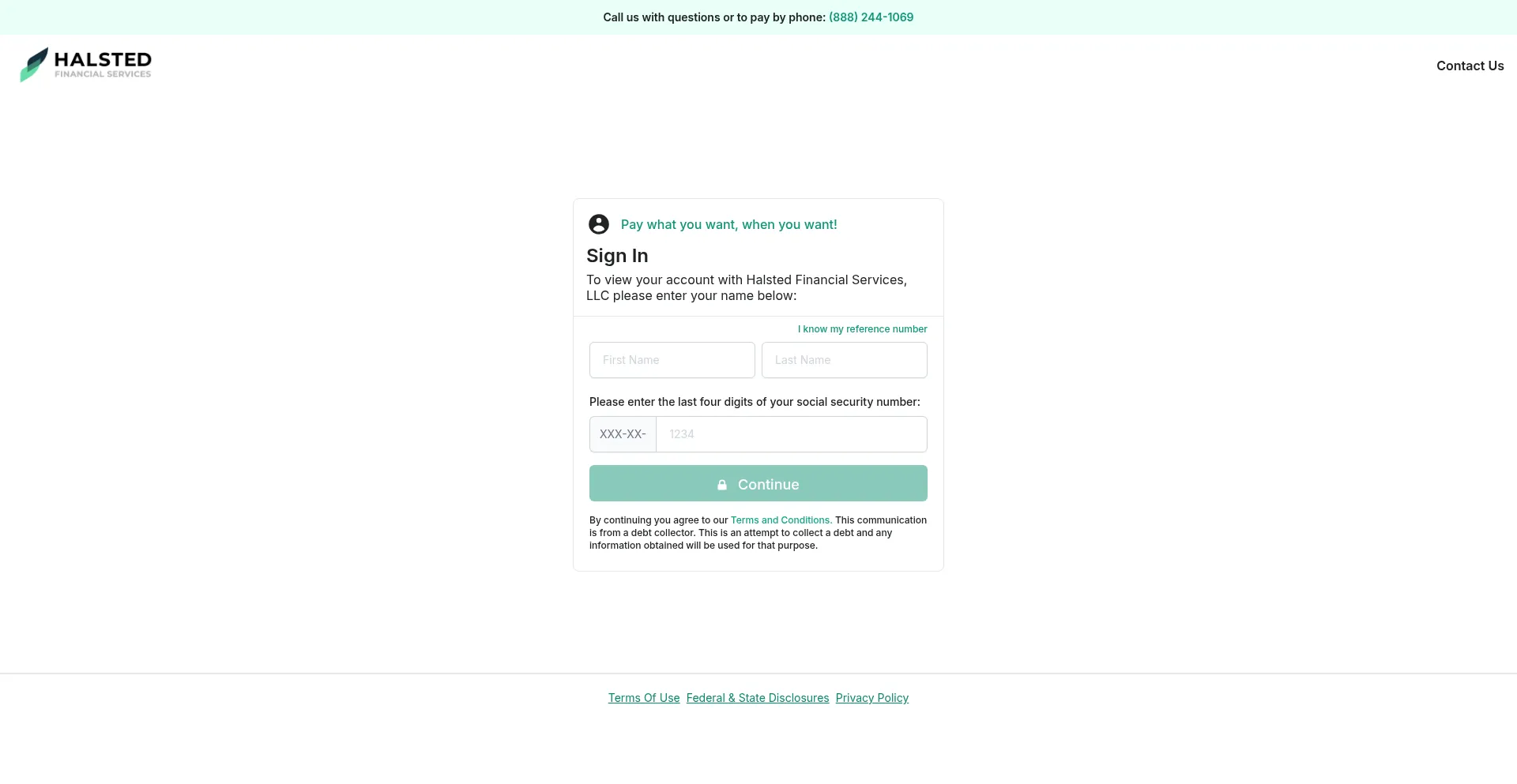Pay.halstedfinancial.com