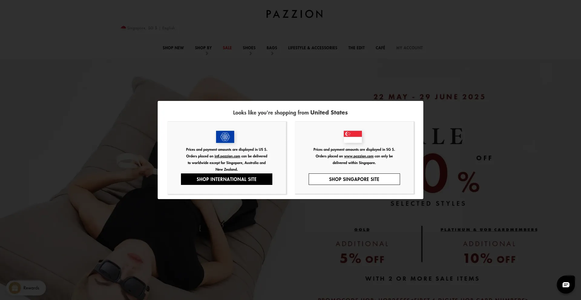 Pazzion.com Screenshot