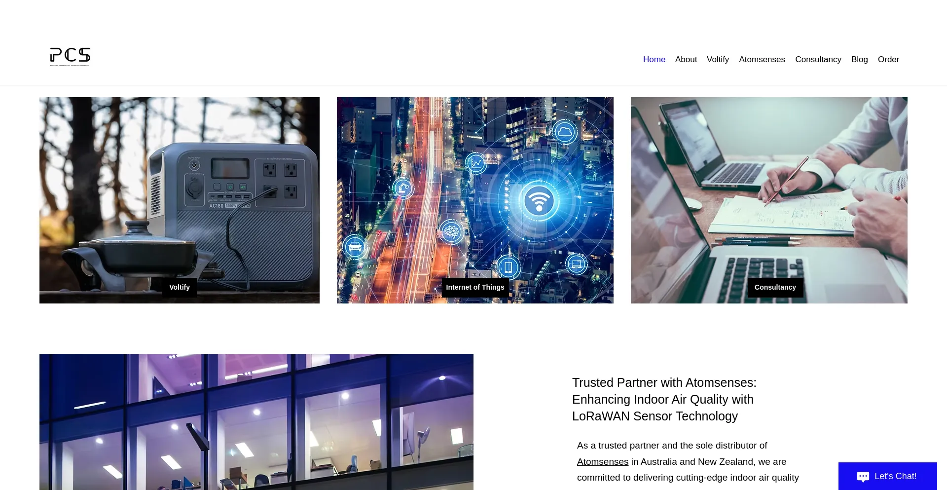 Website screenshot of Pcsco.com.au