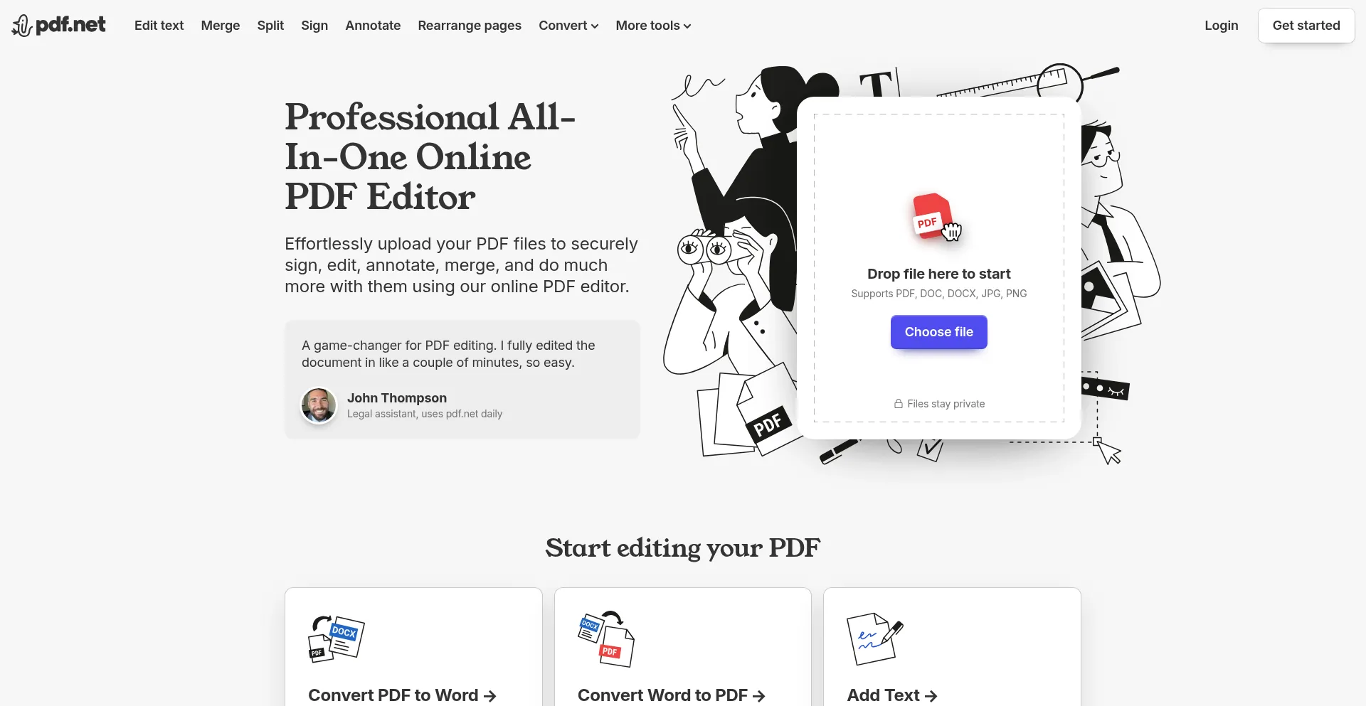 Pdf.net Screenshot