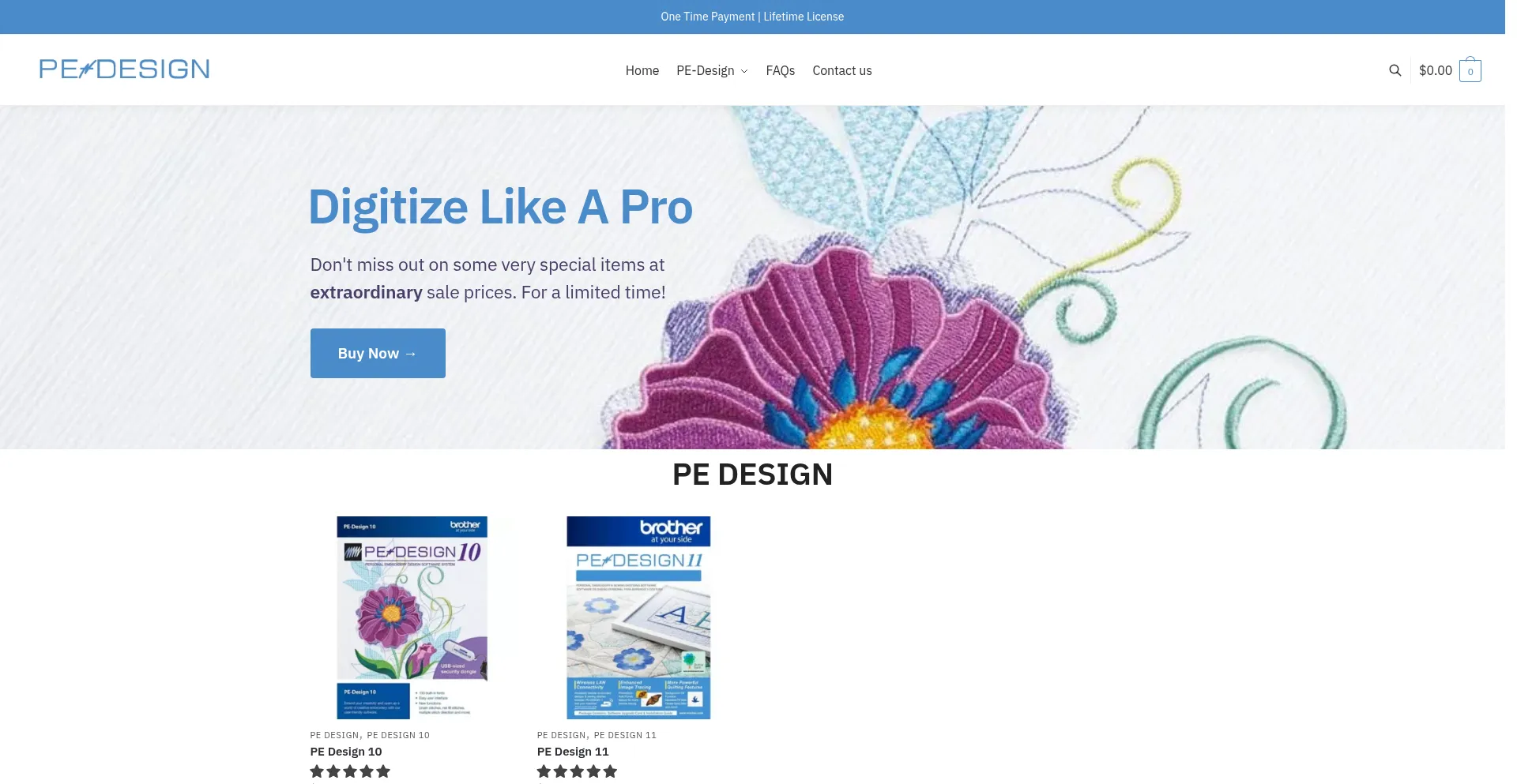 Website screenshot of Pedesign.us