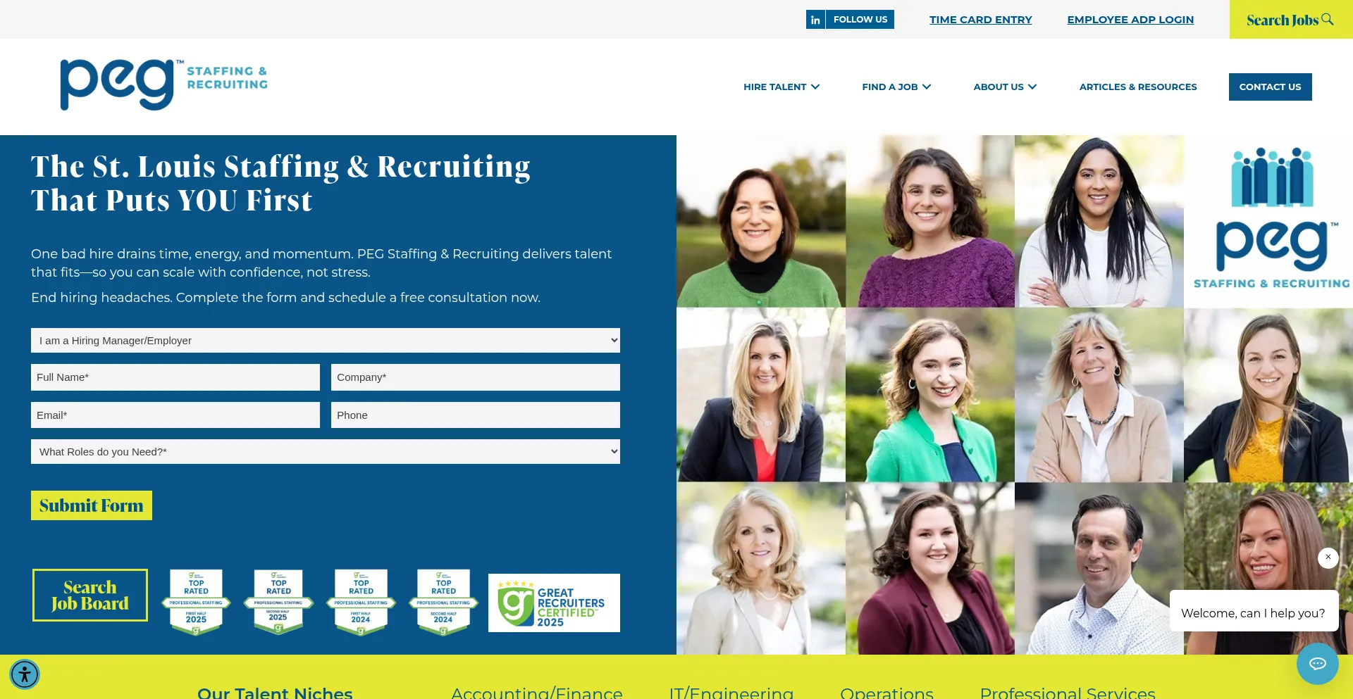 Pegstaff.com