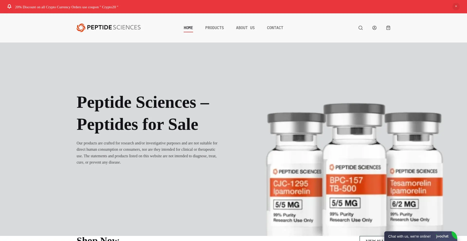 Peptidescienceslabs.com