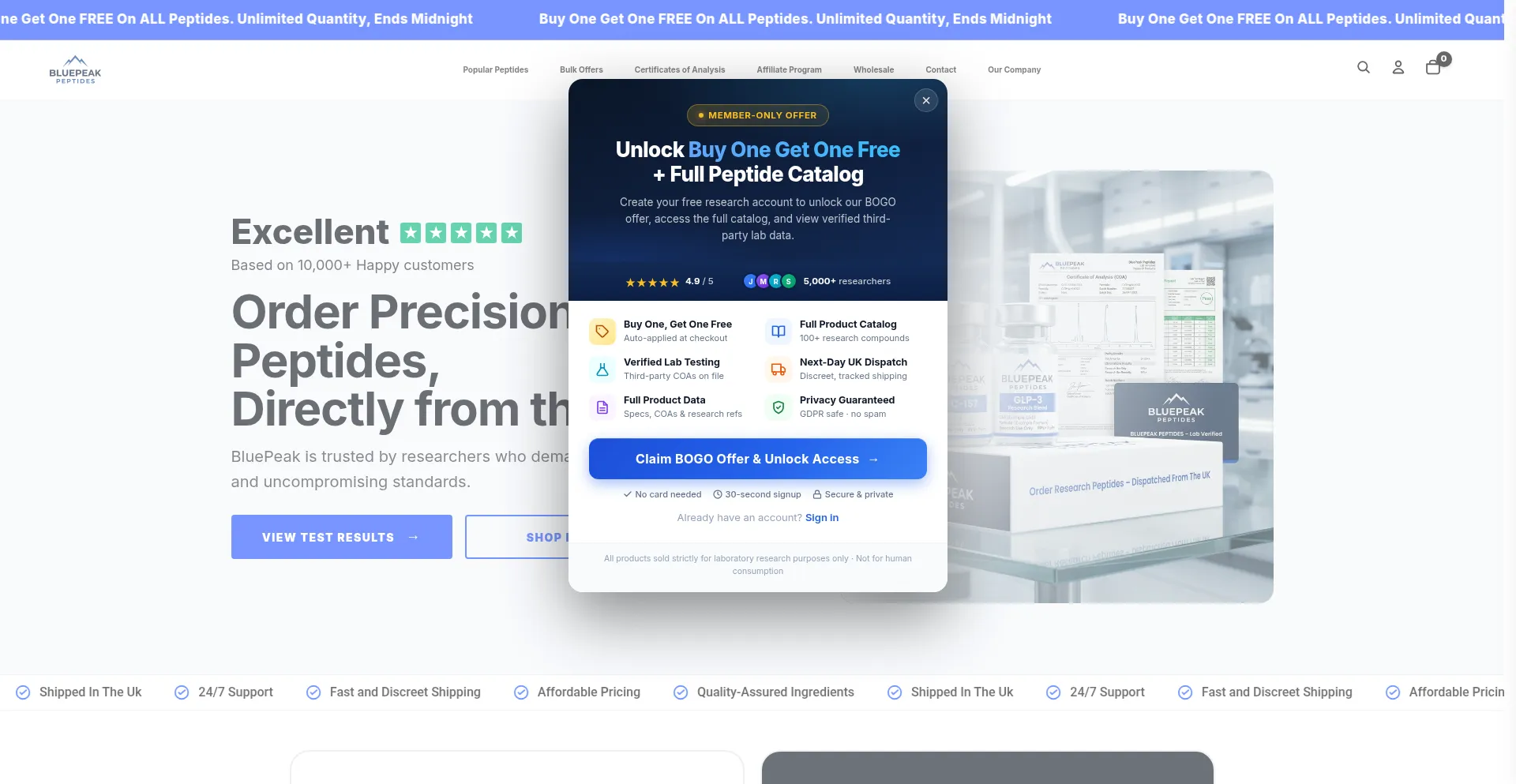 Peptidesresearch.uk