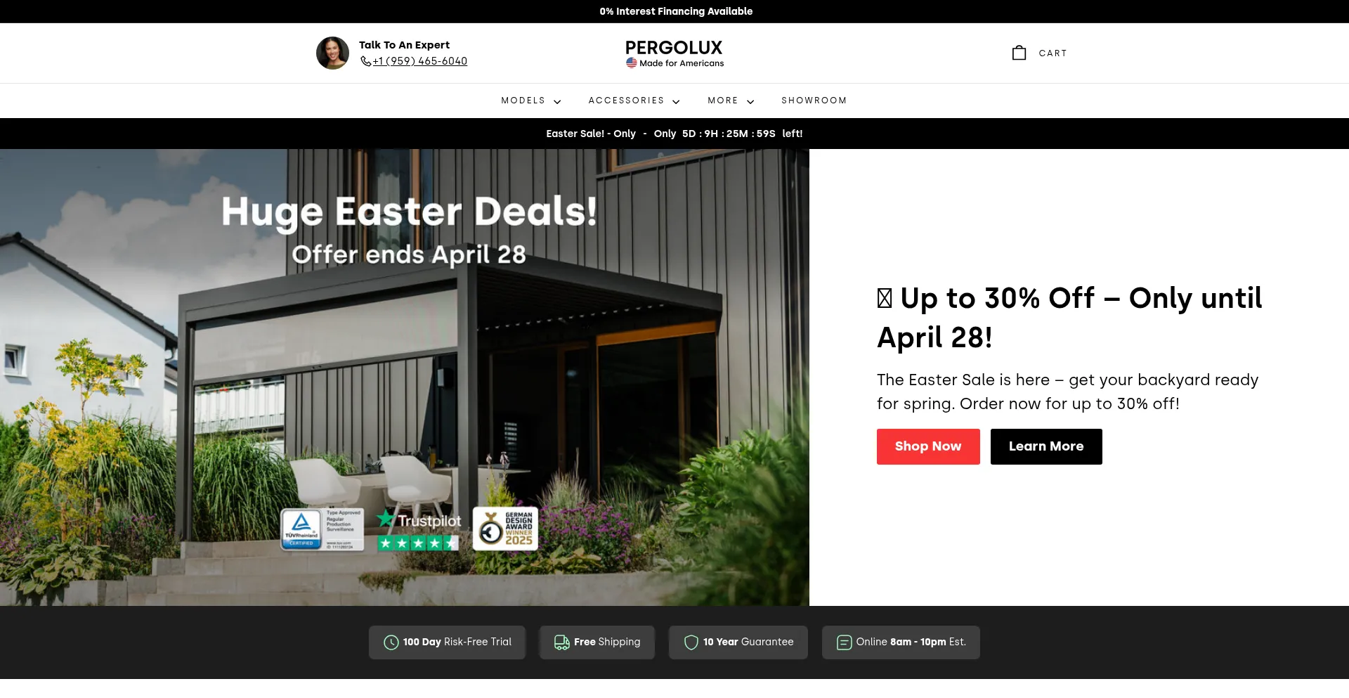 Pergoluxshop.com est-il Sûr et Fiable ?