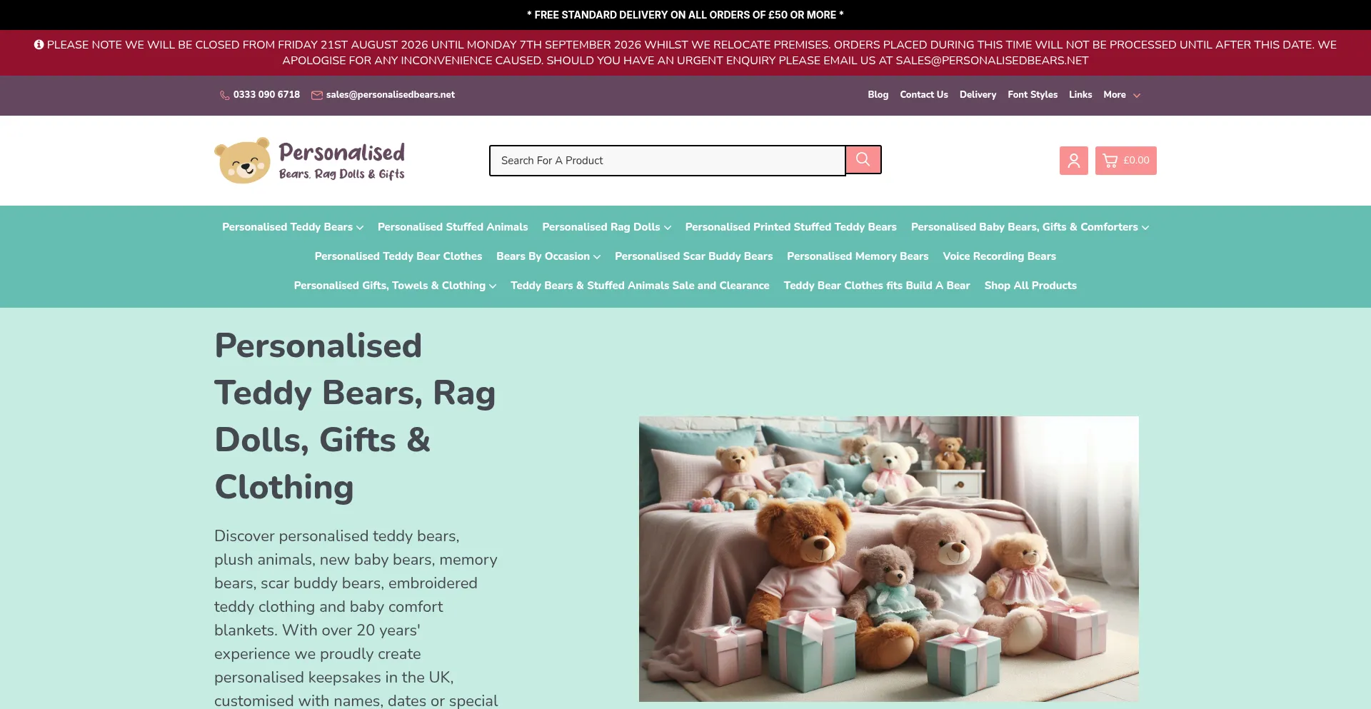Personalisedbears.net