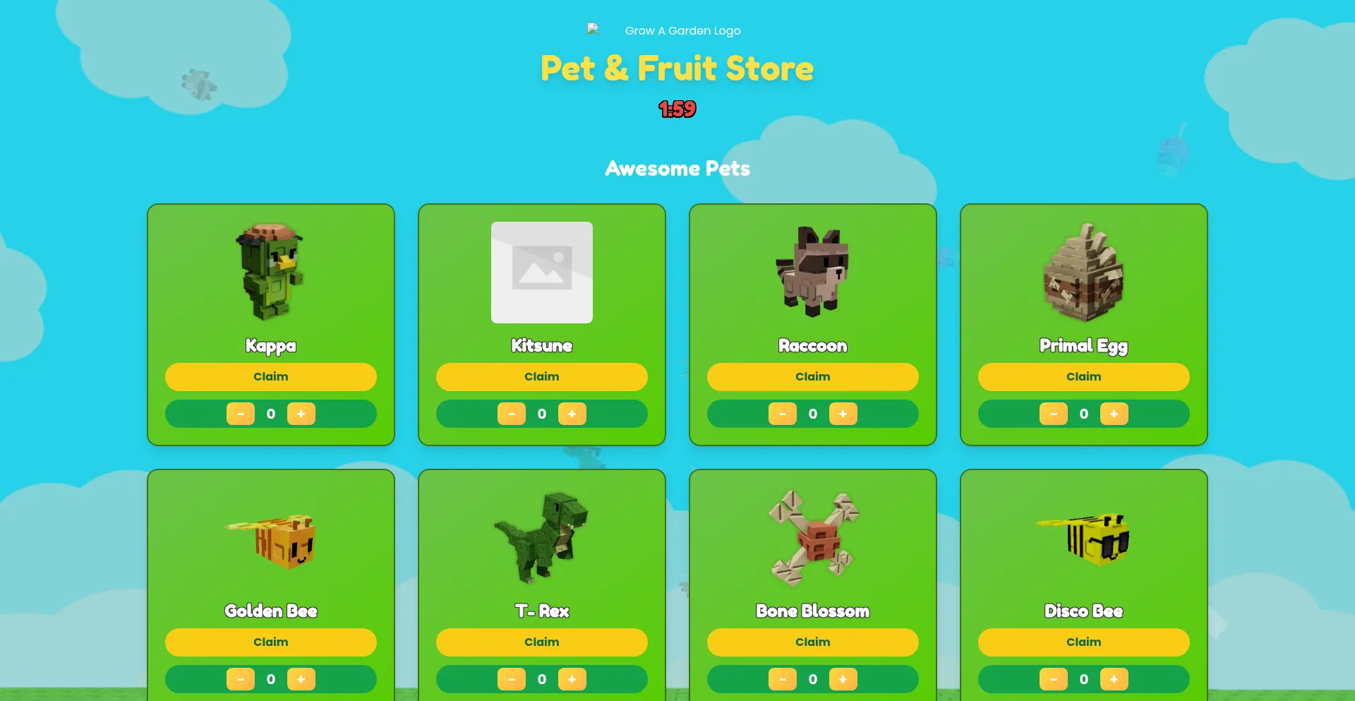 Website screenshot of Petsgroow.blogspot.com