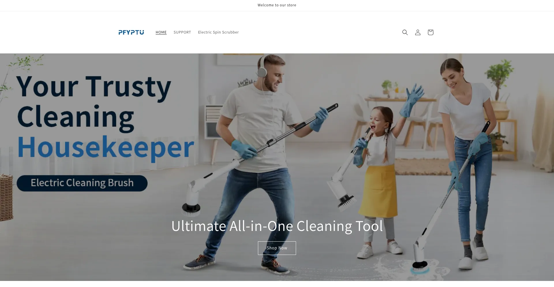 Website screenshot of Pfyptu.net