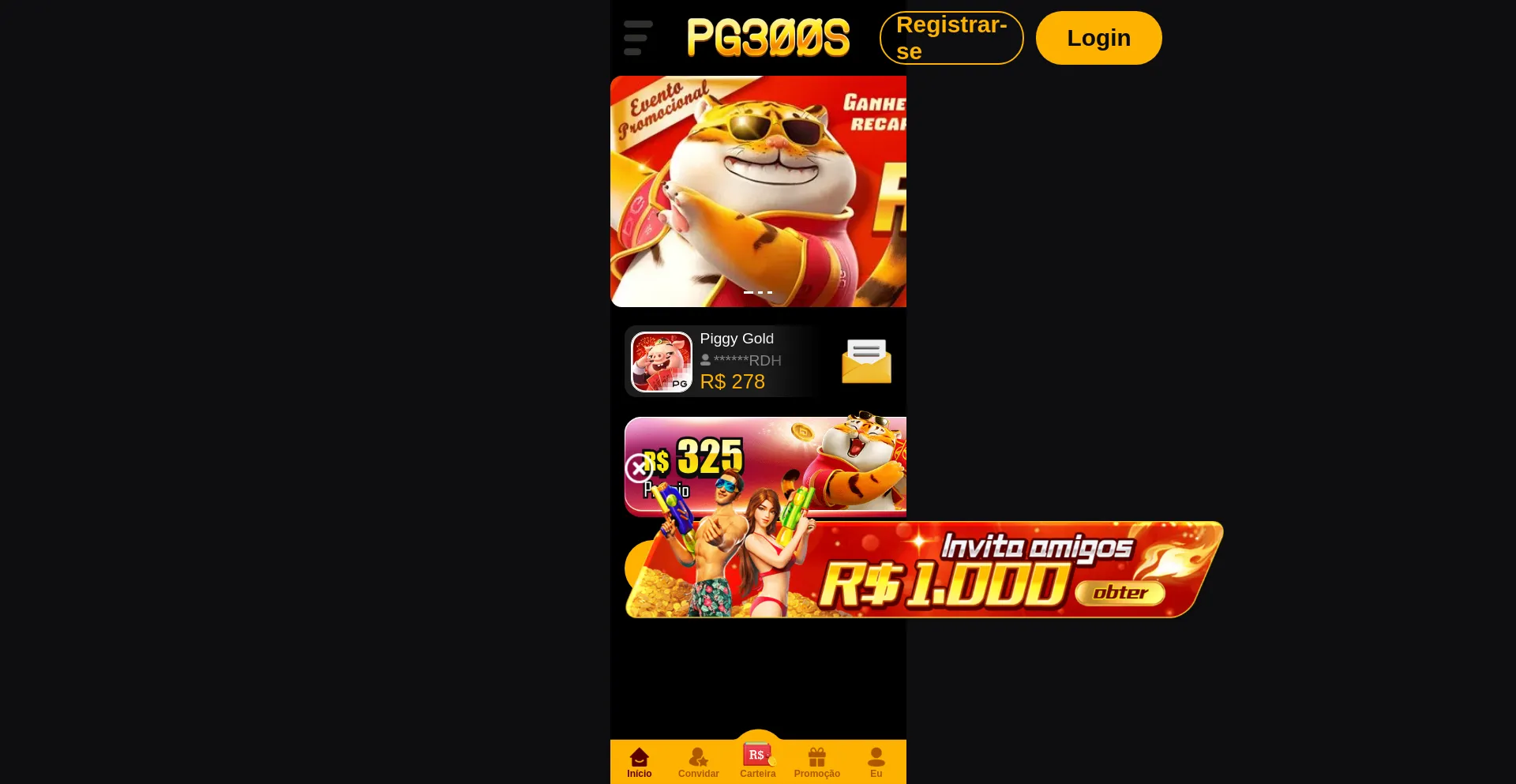 Website screenshot of Pg300s.com