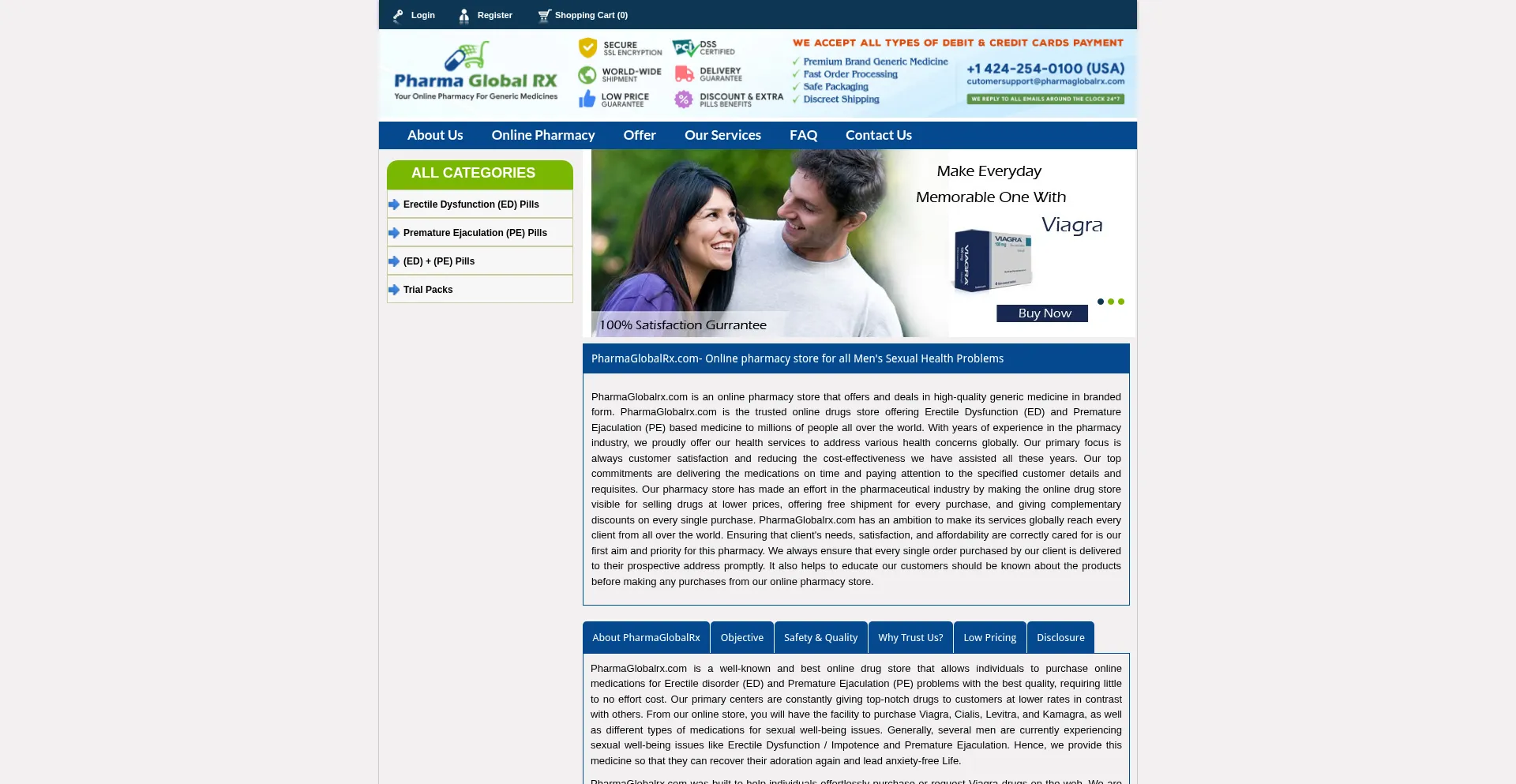 Pharmaglobalrx.com est-il Sûr et Fiable ?