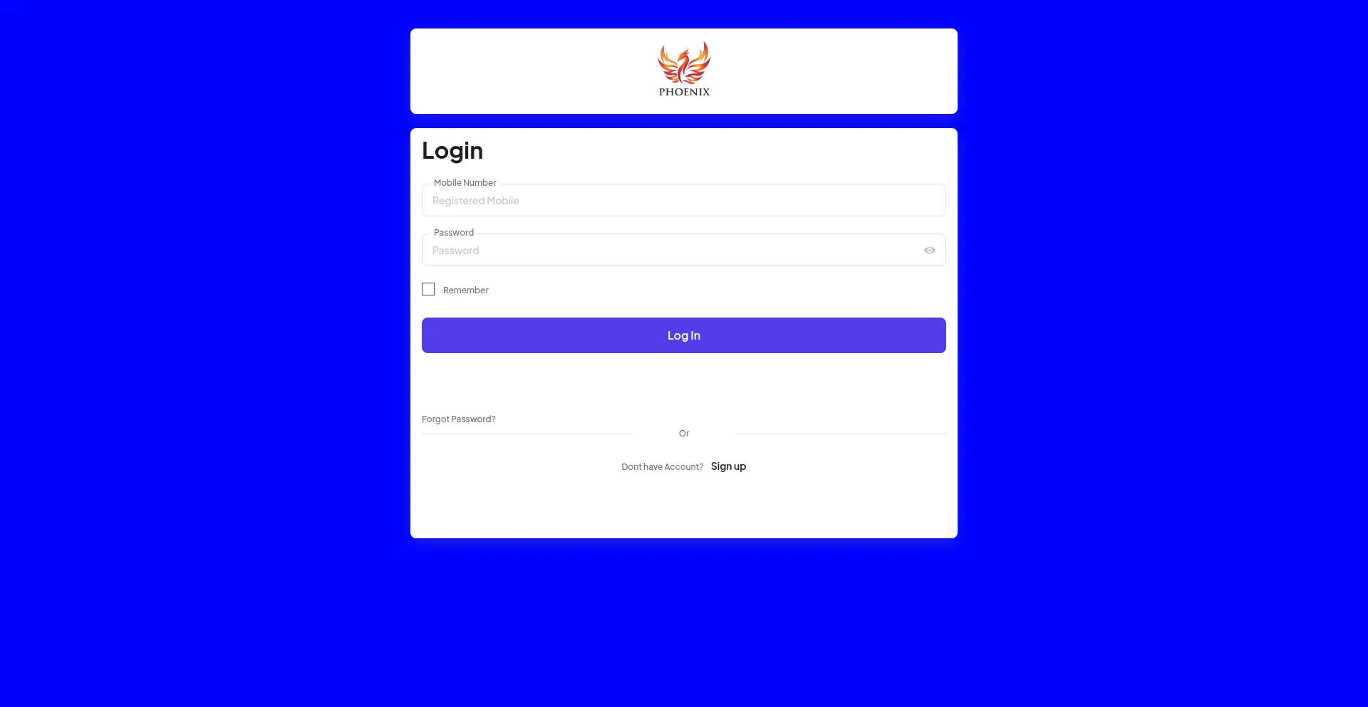 Website screenshot of Phoenixnskrecharge.com