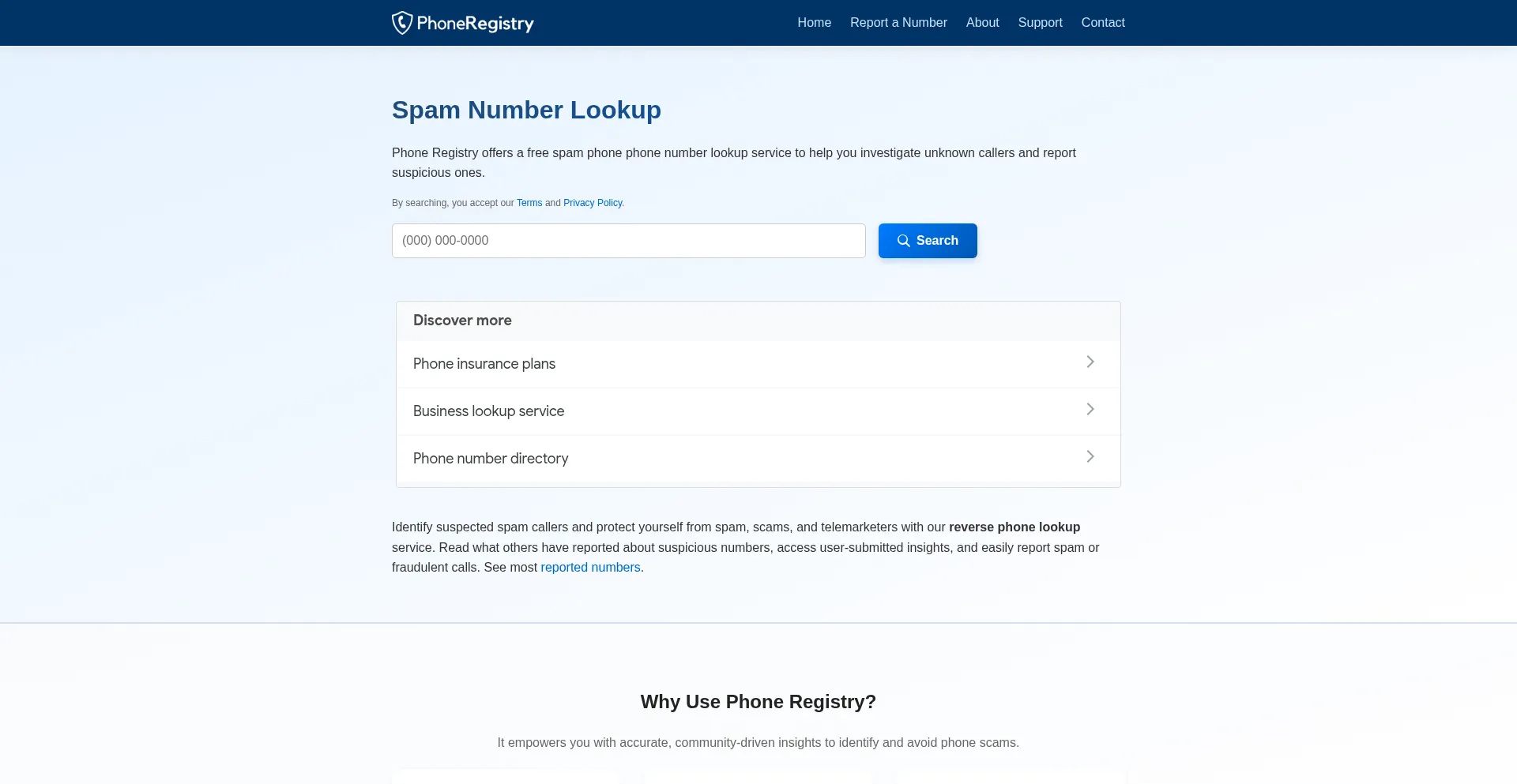Phoneregistry.org