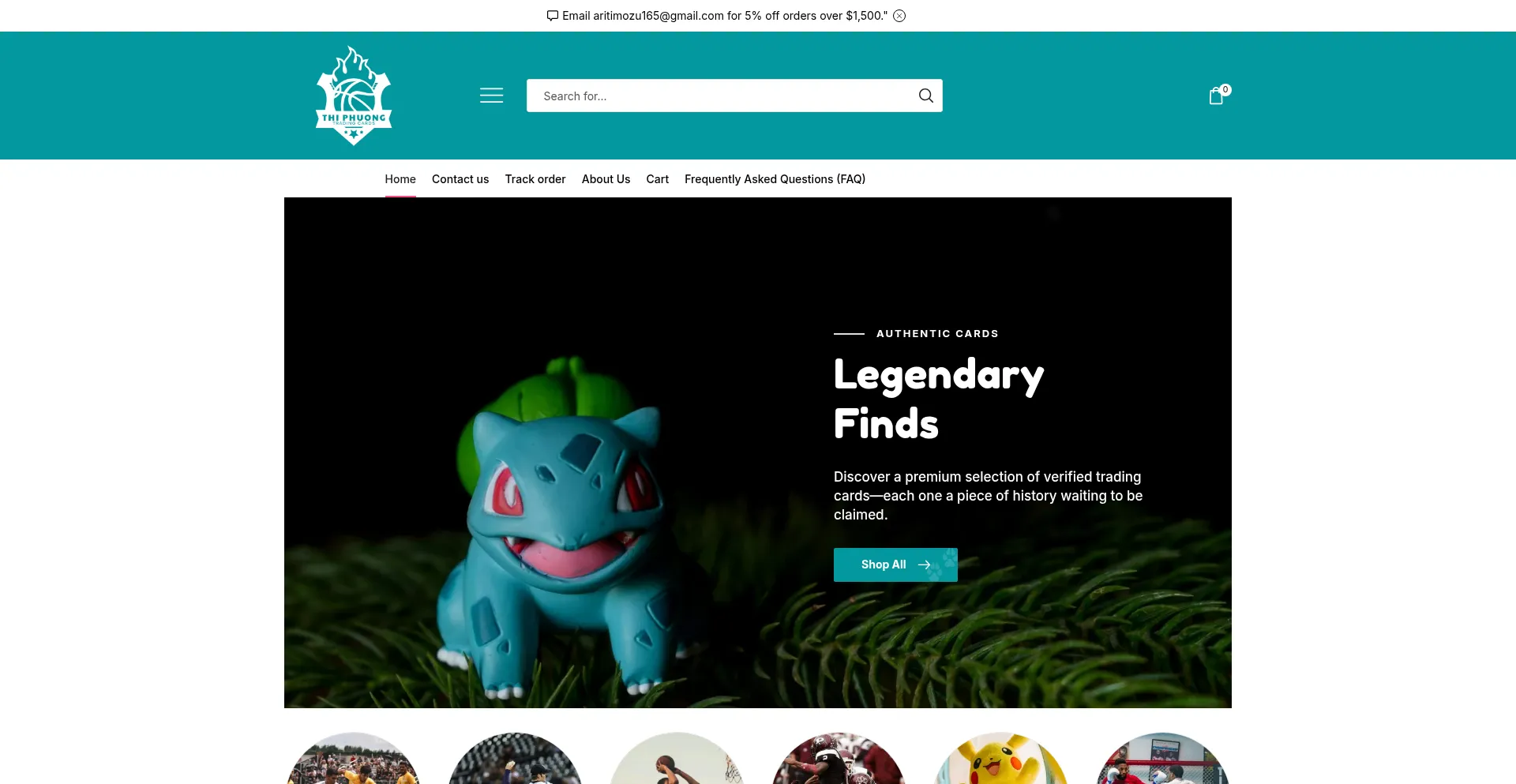 Phuongcards.shop Screenshot